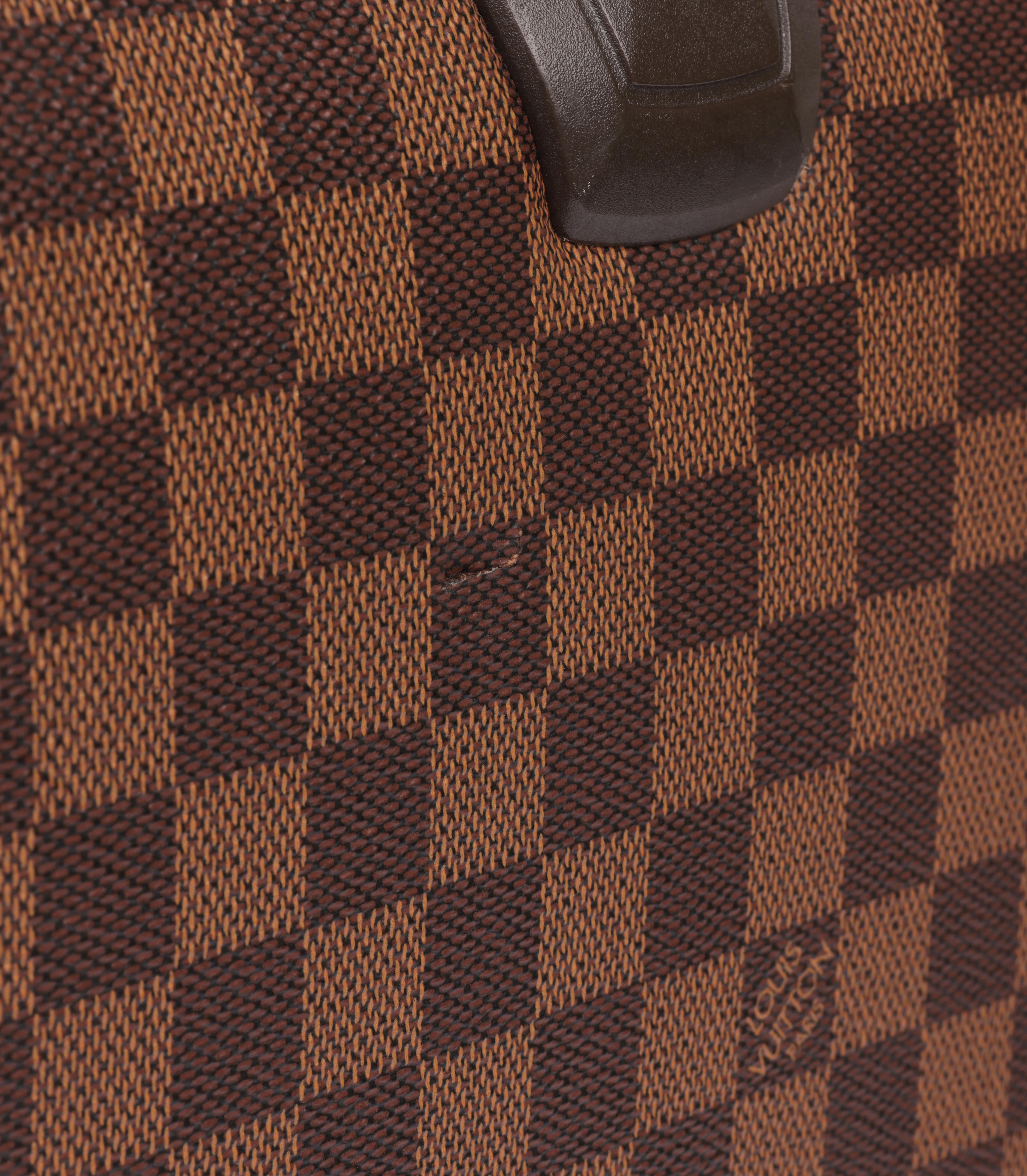 Louis Vuitton Damier Ebene Coated Canvas & Brown Calfskin Leather Pégase 45 3