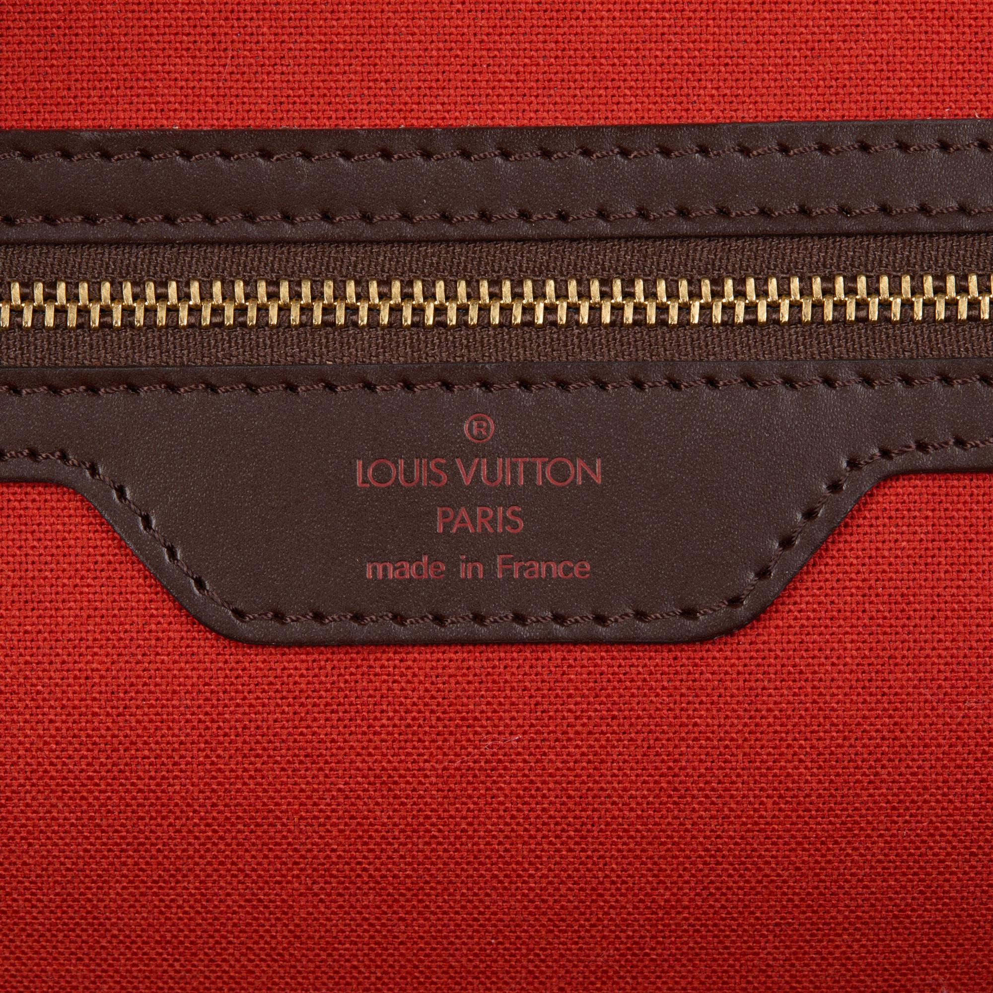 LOUIS VUITTON Damier Ebene Coated Canvas & Calfskin Leather Nolita GM 4