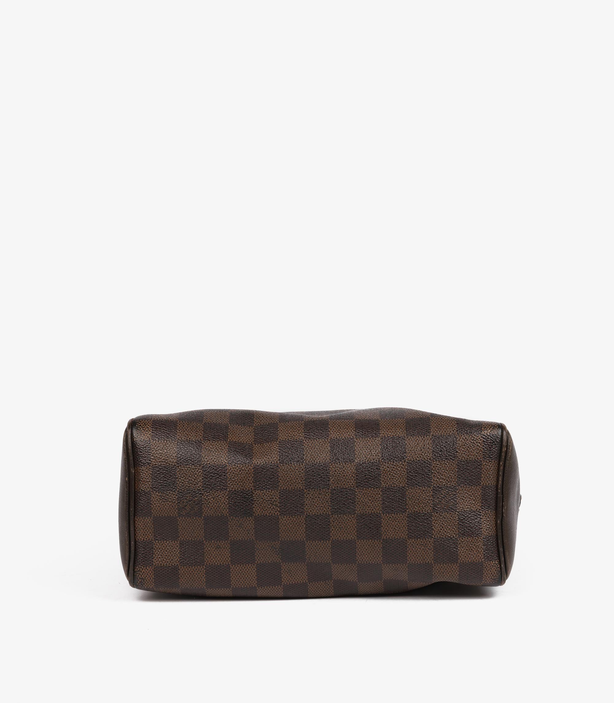Louis Vuitton Damier Ebene Coated Canvas & Kalbsleder Vintage Brera Tote im Angebot 1