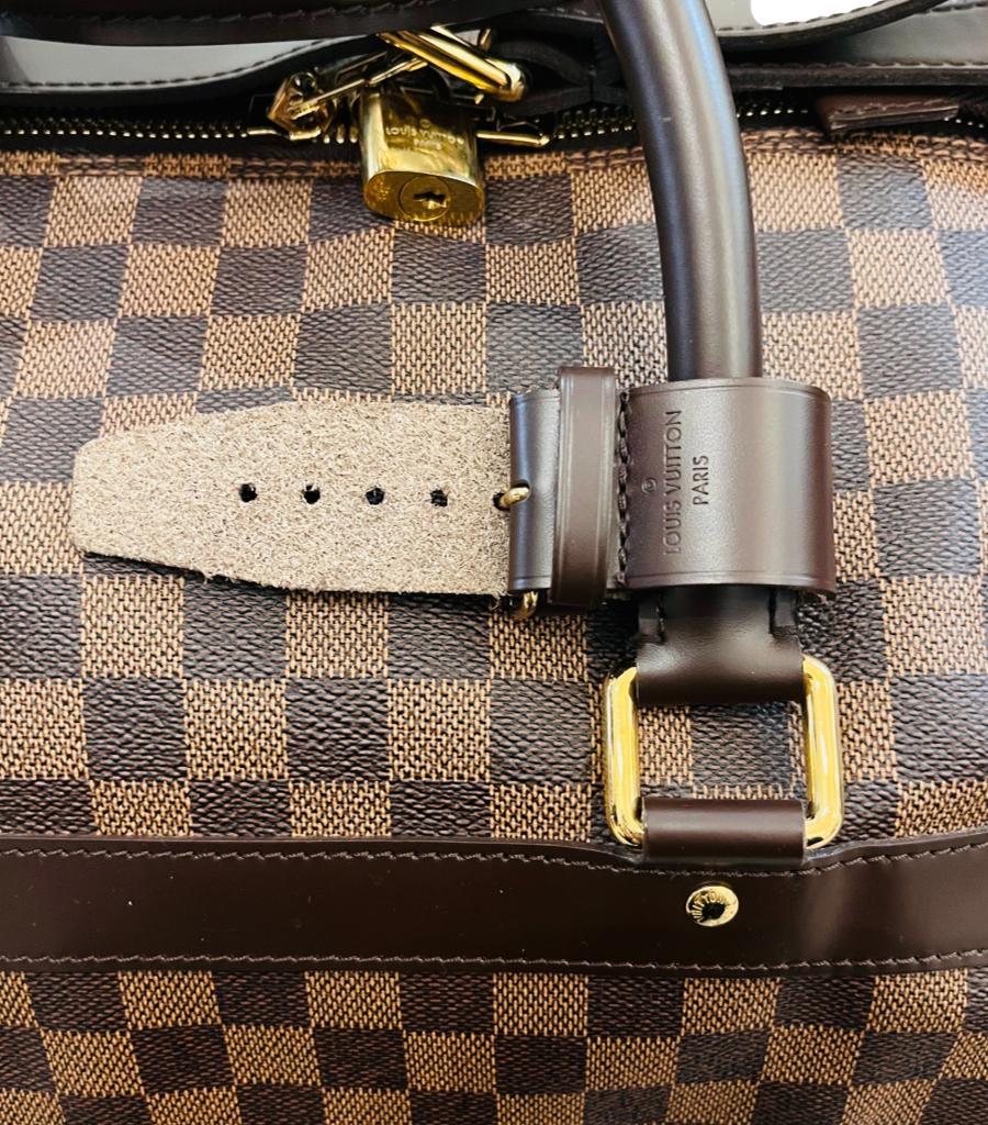 Louis Vuitton Damier Ebene Coated Canvas Eole Convertible Rolling Luggage Bag For Sale 6