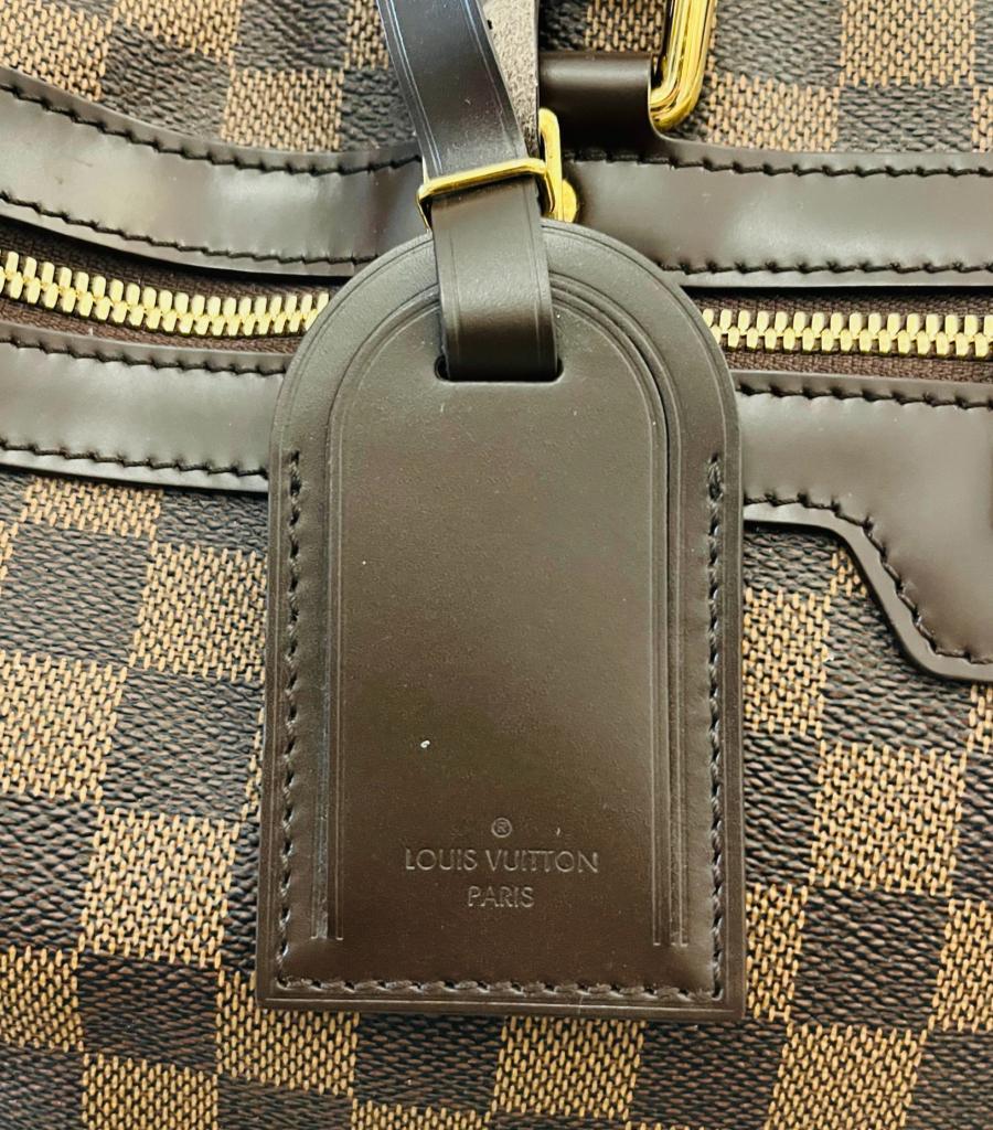 Louis Vuitton Damier Ebene Coated Canvas Eole Convertible Rolling Luggage Bag For Sale 8