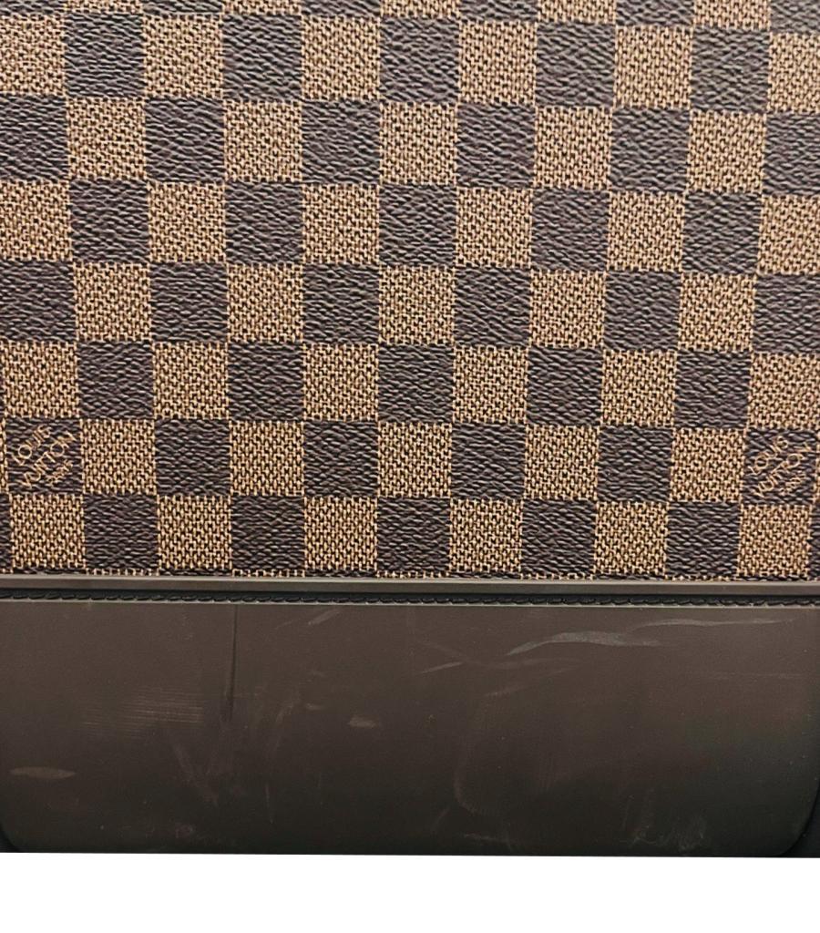 Louis Vuitton Damier Ebene Coated Canvas Eole Convertible Rolling Luggage Bag For Sale 14