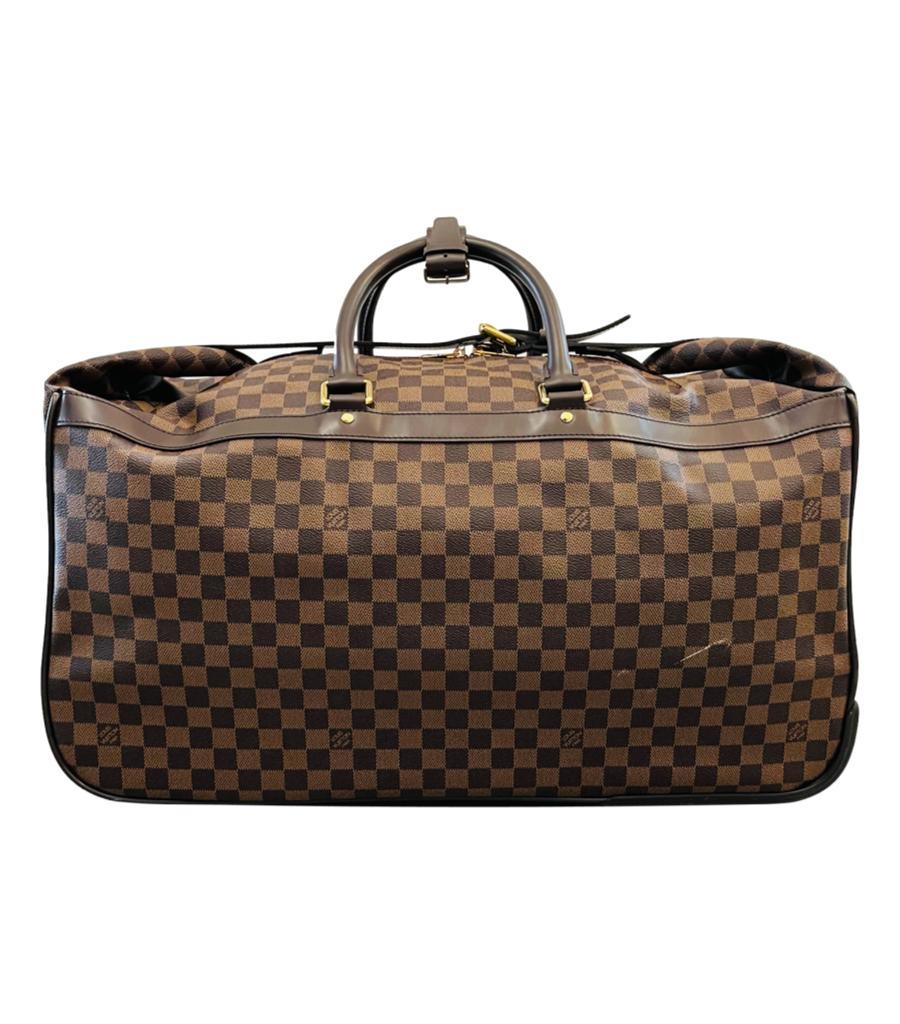 Louis Vuitton Damier Ebene Coated Canvas Eole Convertible Rolling Luggage Bag In Excellent Condition For Sale In London, GB