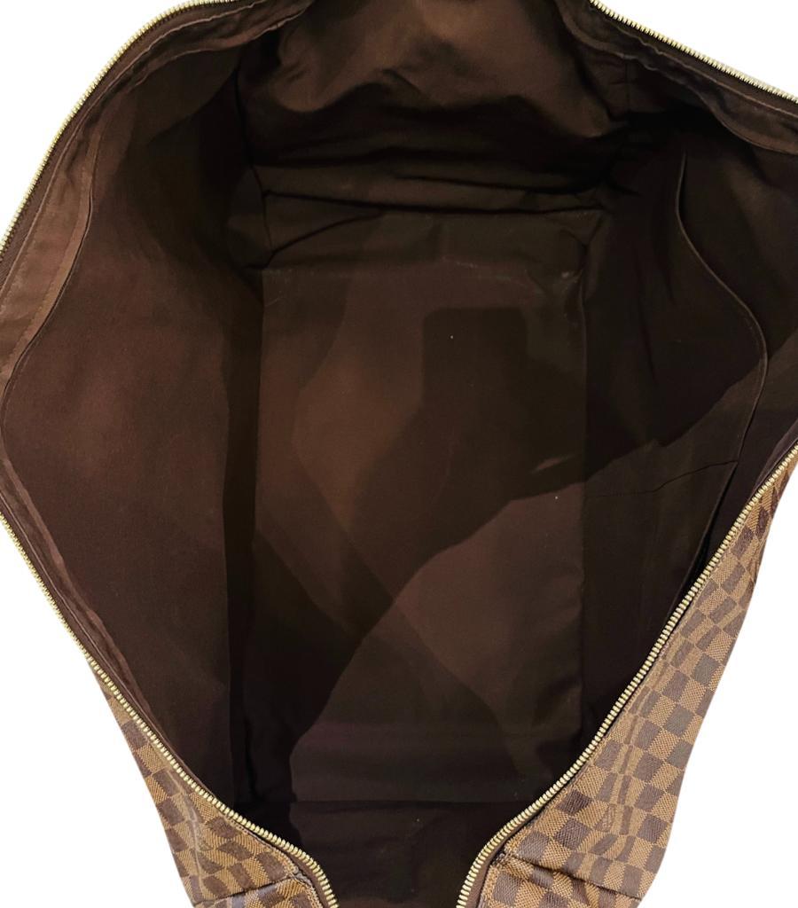 Louis Vuitton Damier Ebene beschichtetes Segeltuch Eole Convertible Rolling Luggage Bag im Angebot 4