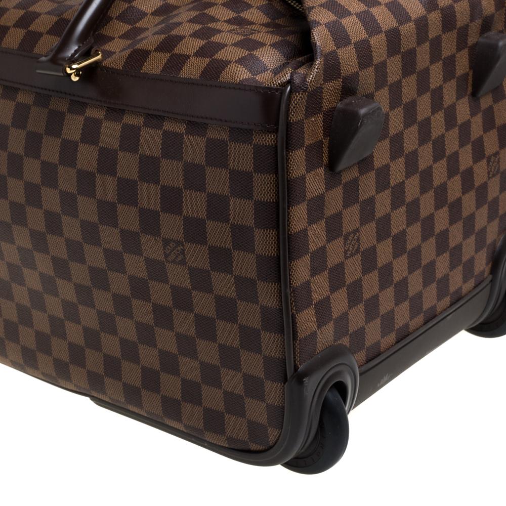 Louis Vuitton Damier Ebene Coated Canvas Eole Rolling Luggage 50 cm 2