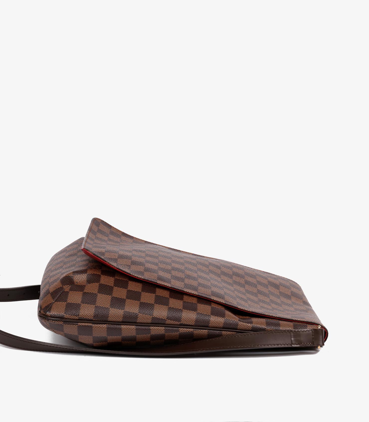 Louis Vuitton Damier Ebene Coated Canvas Musette Salsa GM In Excellent Condition In Bishop's Stortford, Hertfordshire
