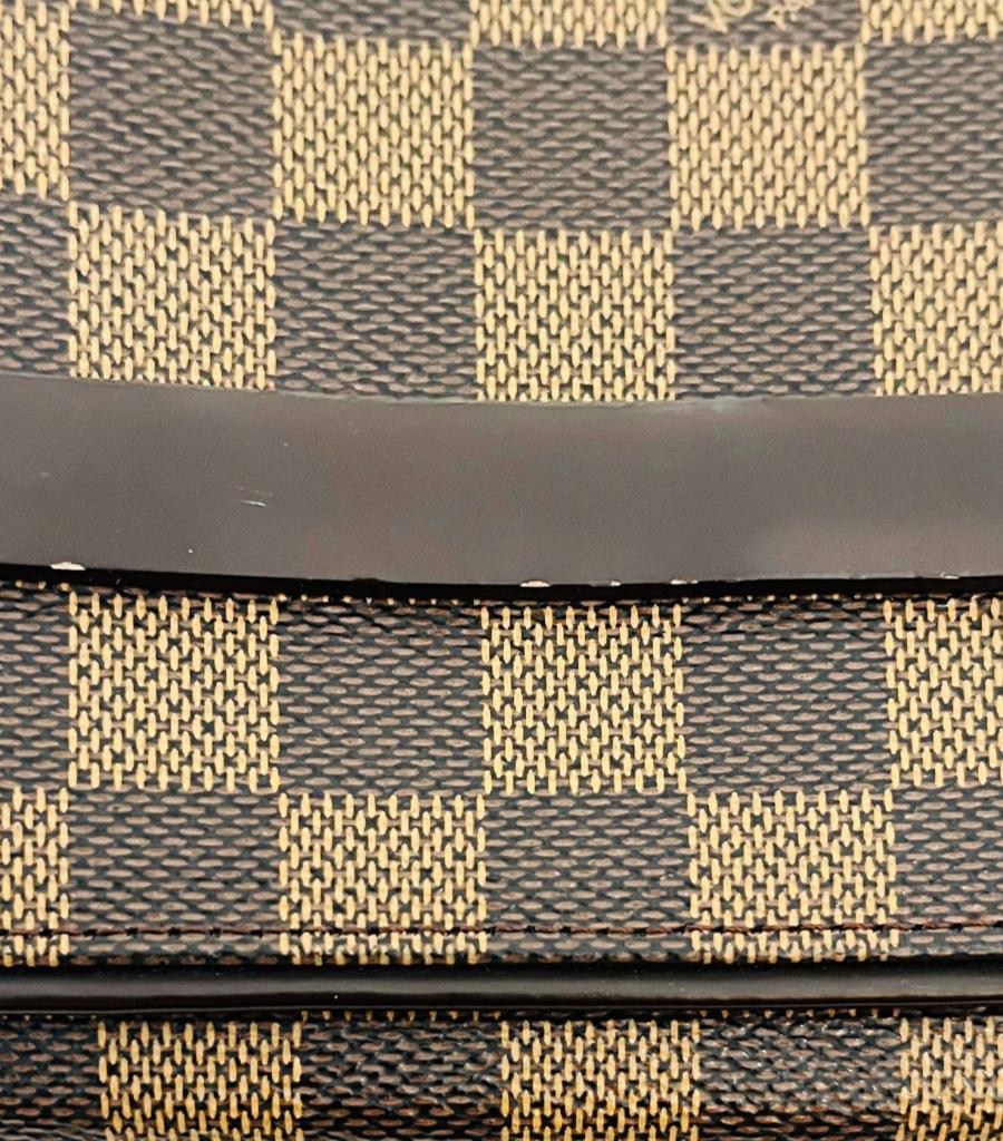 Louis Vuitton Damier Ebene Tribeca Tasche aus beschichtetem Segeltuch im Angebot 7