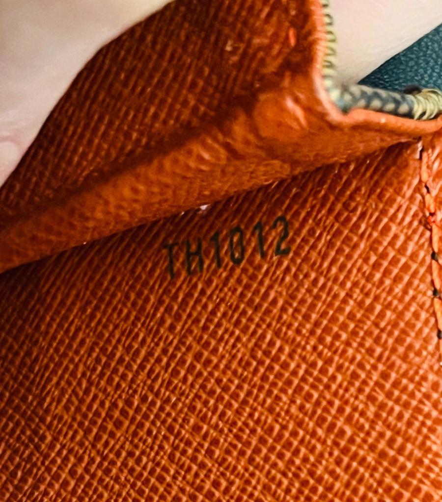 Louis Vuitton Damier Ebene Tribeca Tasche aus beschichtetem Segeltuch im Angebot 5