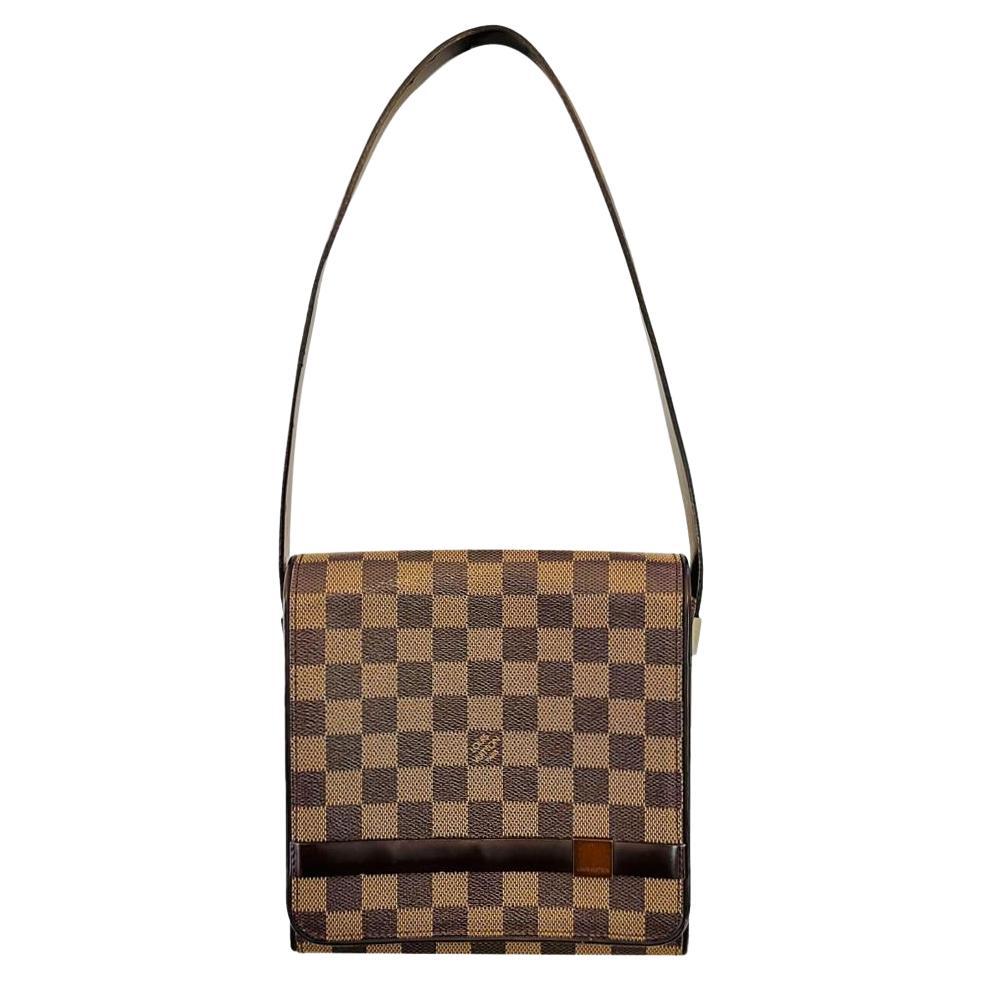 Louis Vuitton Damier Ebene Coated Canvas Tribeca Bag For Sale