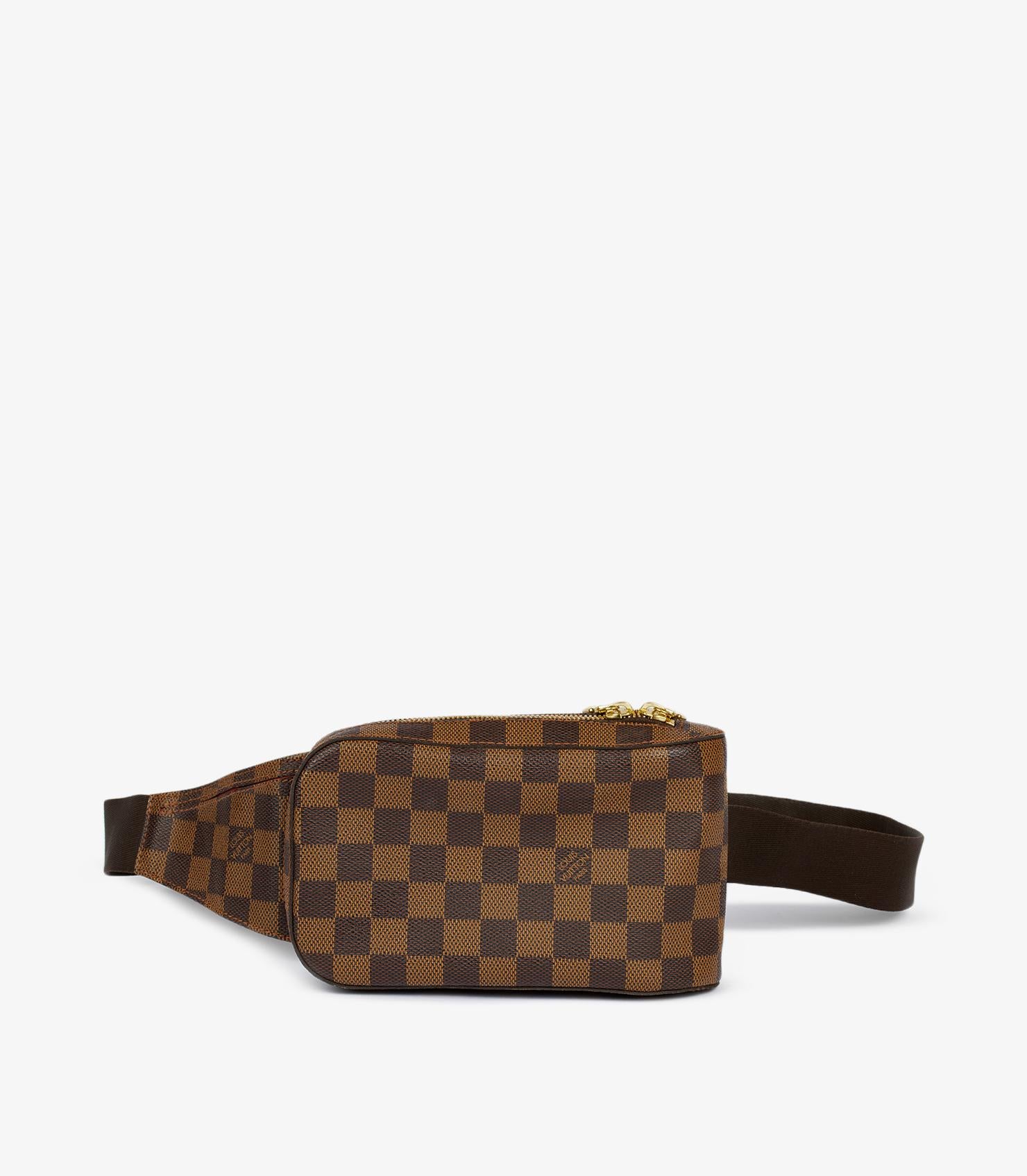 Louis Vuitton Damier Ebene Coated Canvas Vintage Geronimos For Sale 7