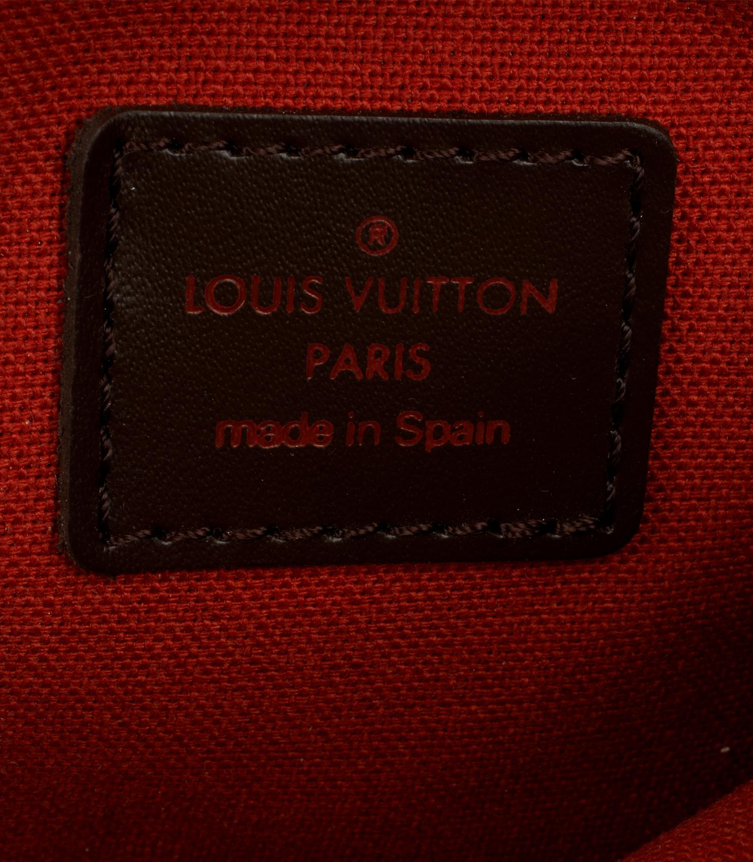Louis Vuitton toile enduite damier ébène vintage Geronimos en vente 4
