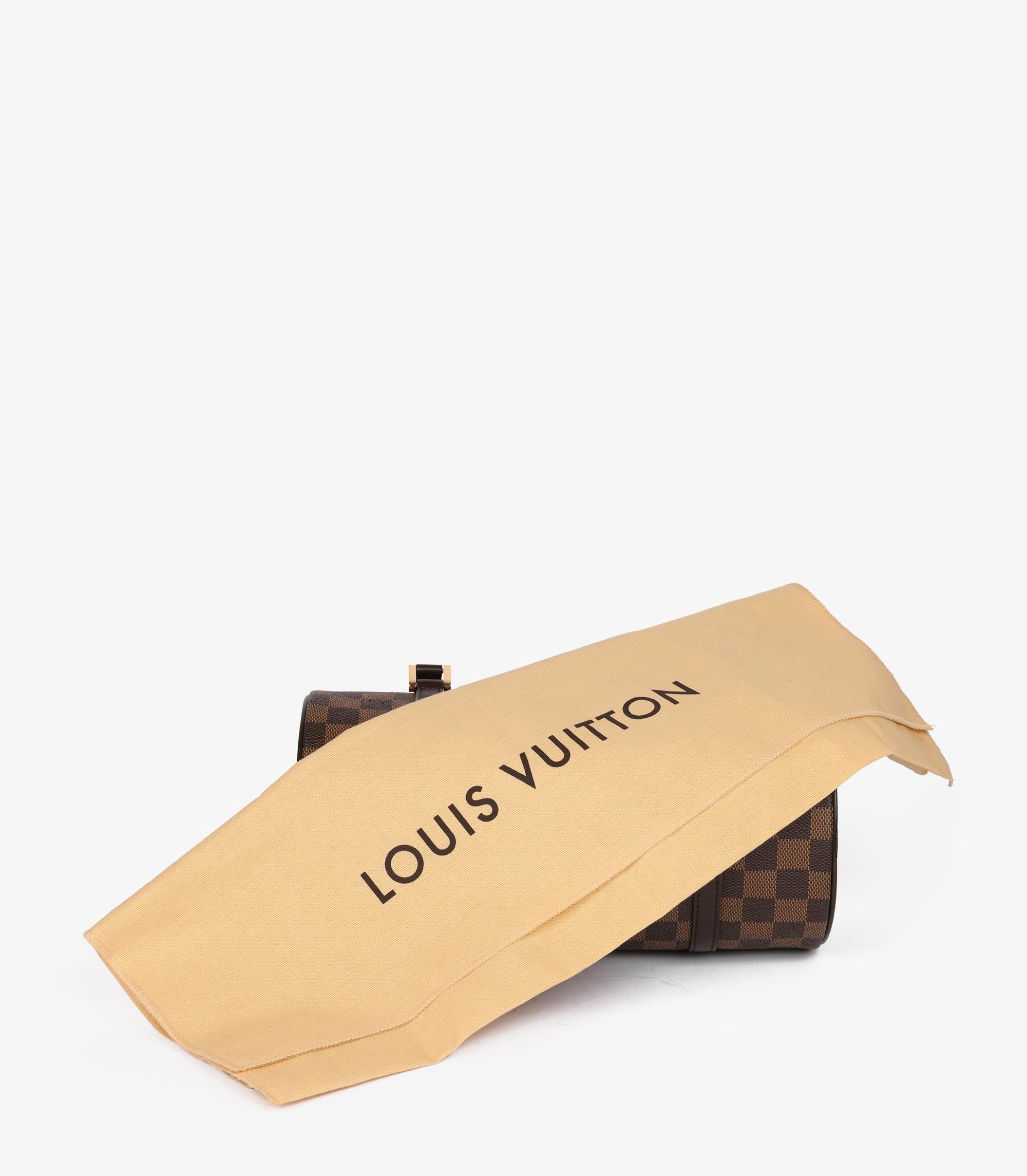 Louis Vuitton Damier Ebene Coated Canvas Vintage Papillon 26 For Sale 6