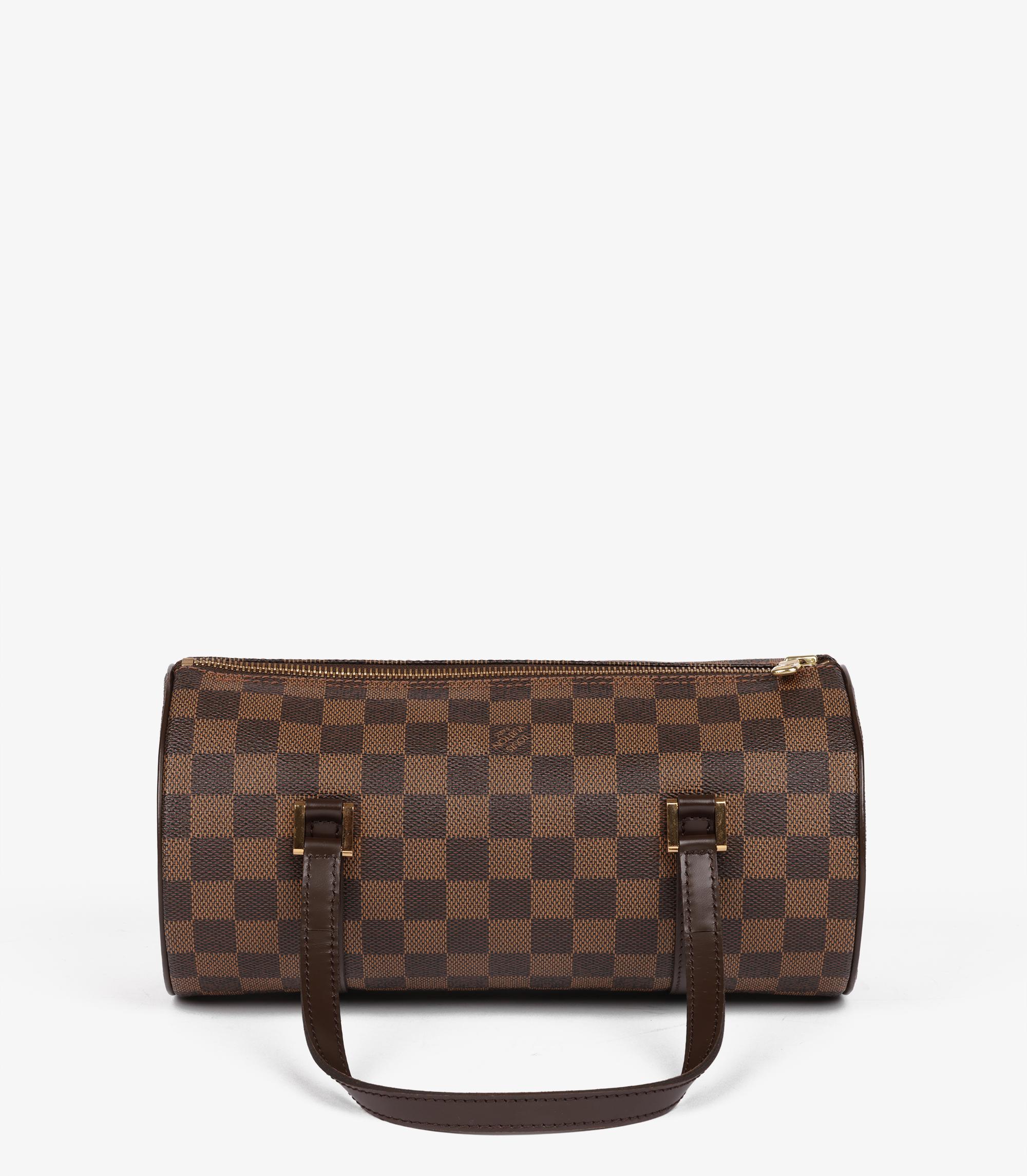 Women's or Men's Louis Vuitton Damier Ebene Coated Canvas Vintage Papillon 26 For Sale
