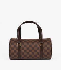 Louis Vuitton Damier Ebene Lienzo Revestido Vintage Papillon 26
