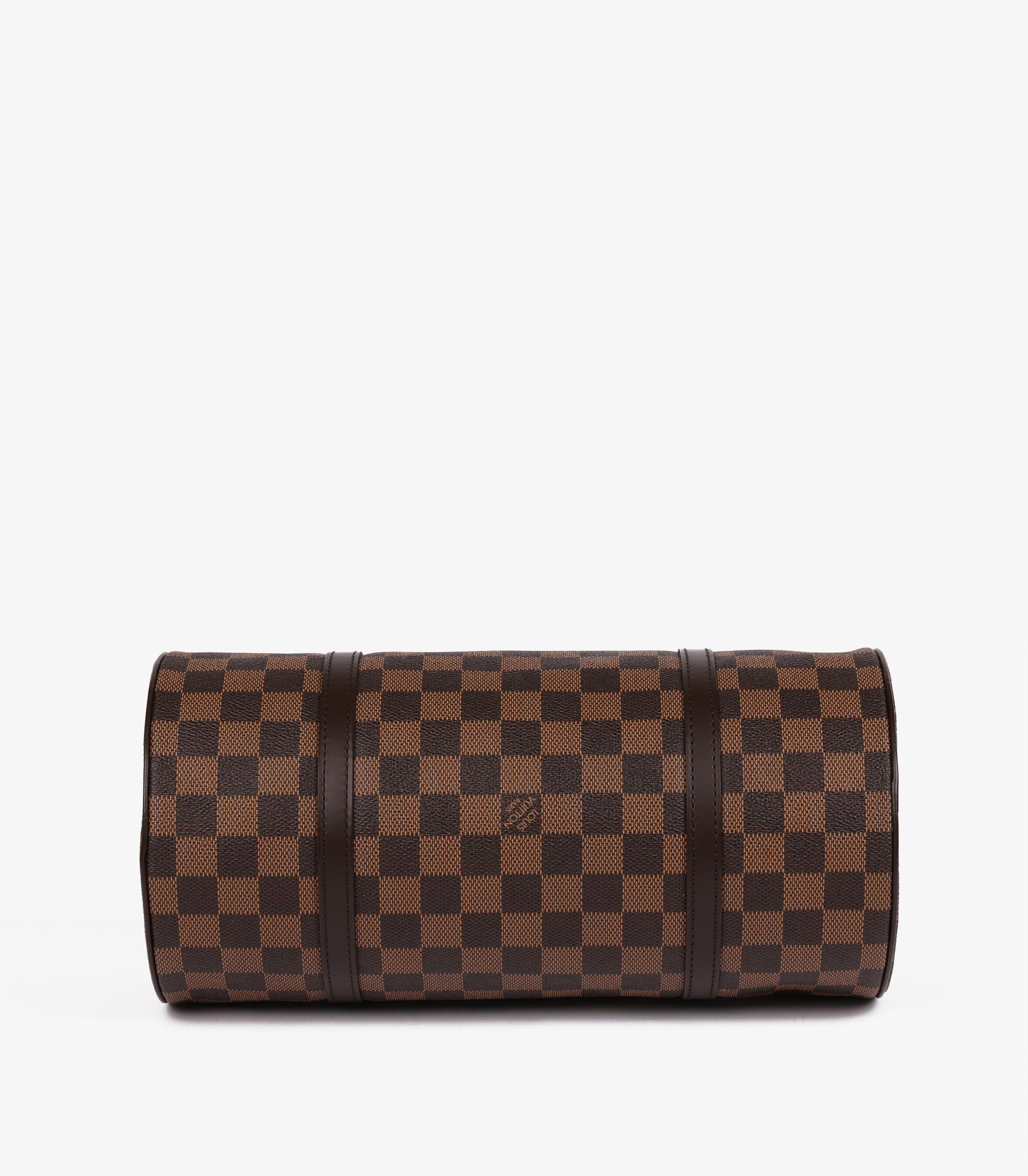 Louis Vuitton Damier Ebene Coated Canvas Vintage Papillon 30 with Pouch 2
