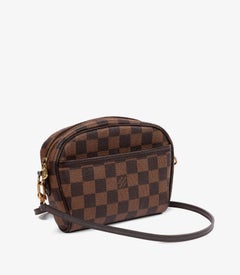 Louis Vuitton Damier Ebene Coated Canvas Vintage Pochette Ipanema