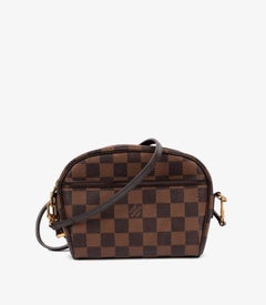 Louis Vuitton Damier Ebene Coated Canvas Vintage Pochette Ipanema