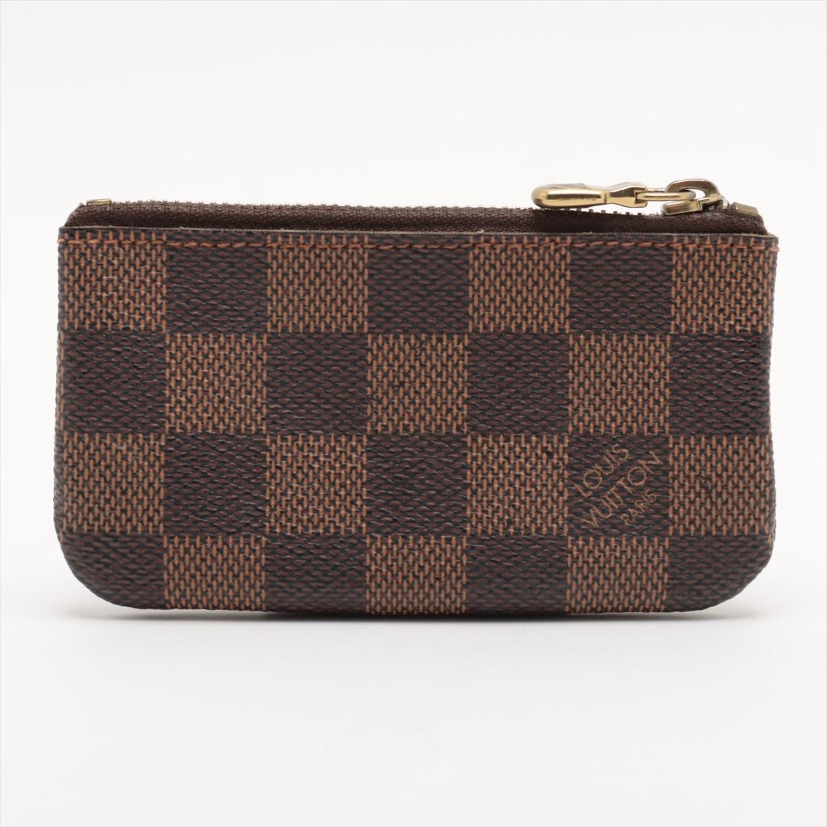 Louis Vuitton Damier Ebene Coin Case In Good Condition In Indianapolis, IN