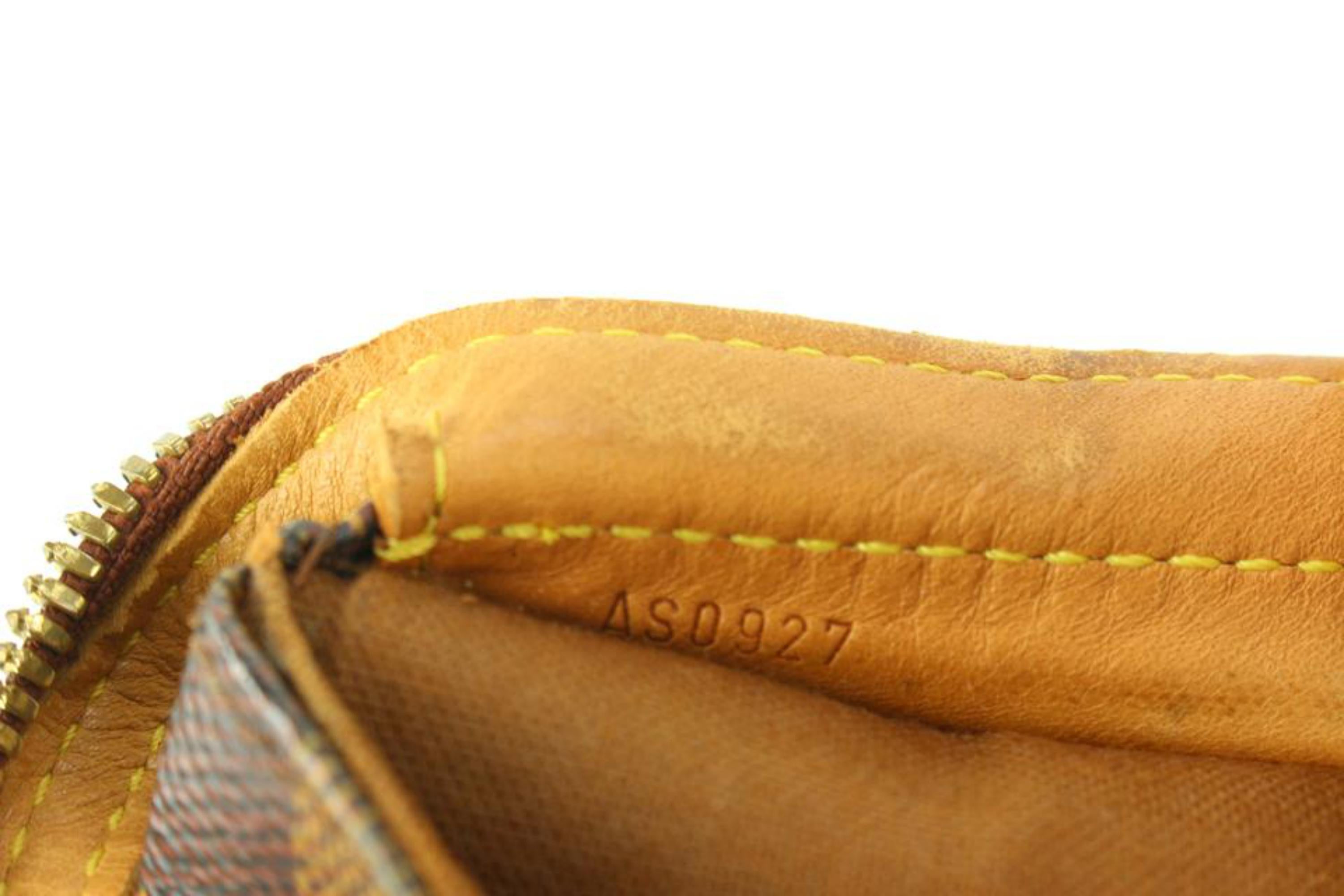 Louis Vuitton Damier Ebene Columbine Zip Shoulder Bag 5lz68s For Sale 4