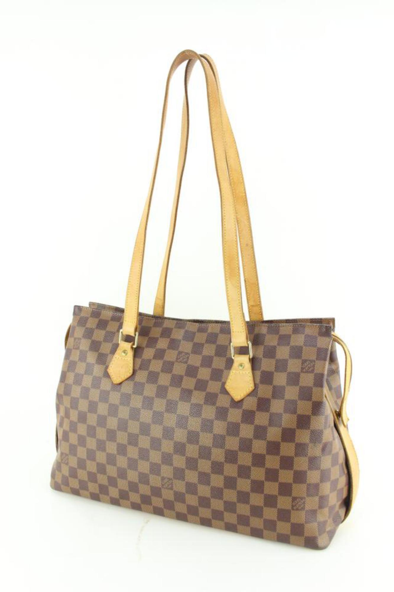Louis Vuitton Damier Ebene Columbine Zip Shoulder Bag 5lz68s For Sale 6