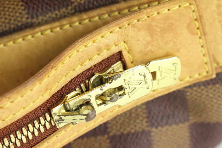 Louis Vuitton Damier Ebene Columbine Zip Shoulder Bag