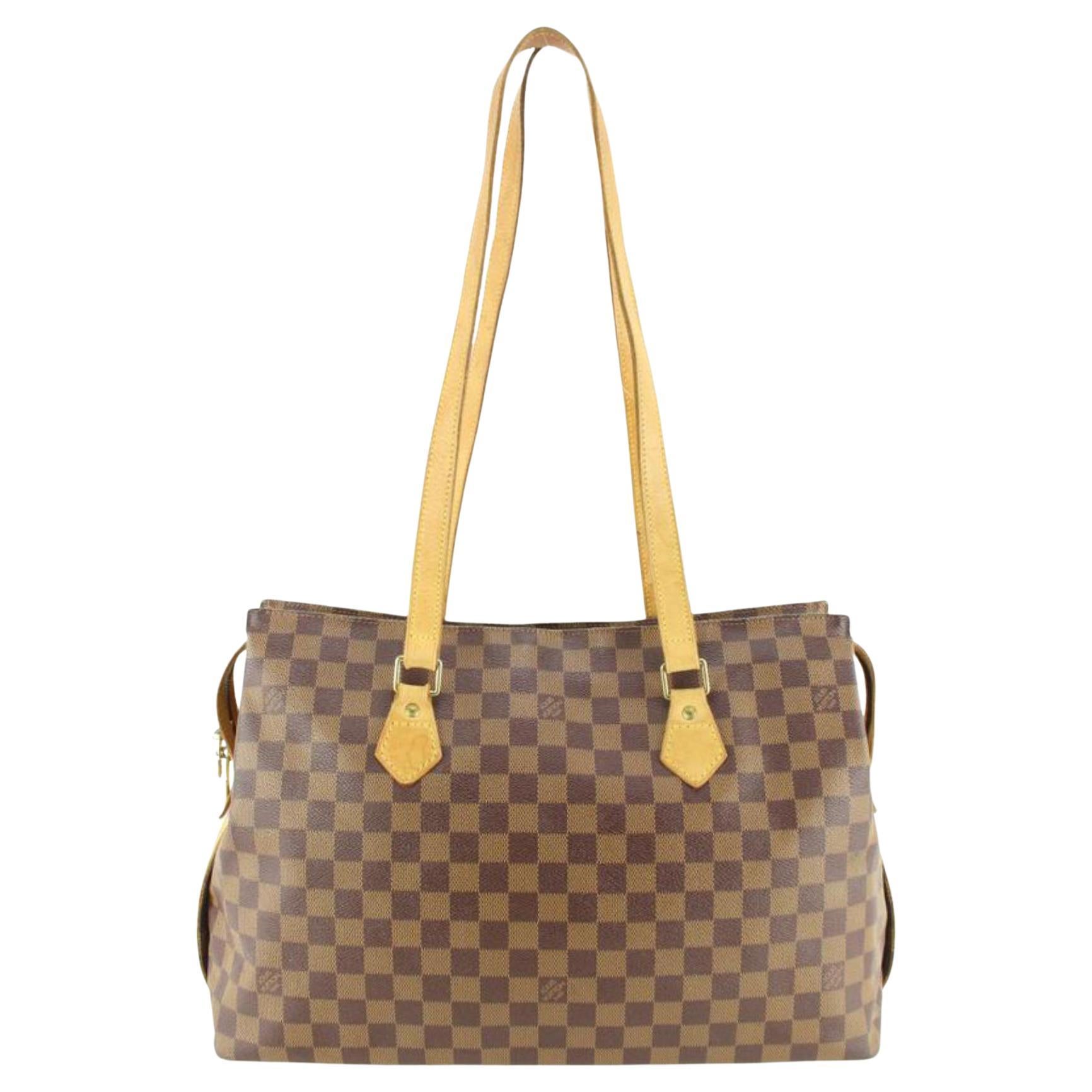 Louis Vuitton Damier Ebene Columbine Zip Shoulder Bag 5lz68s For Sale