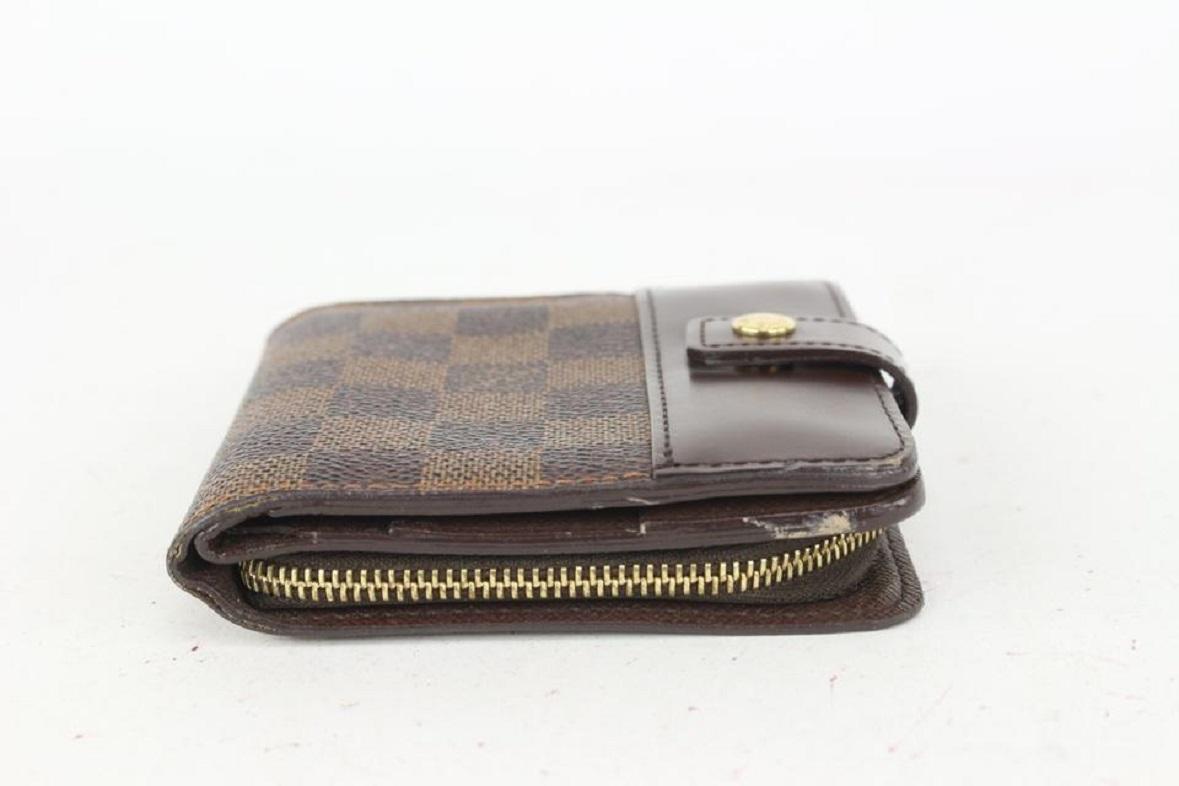 Louis Vuitton Damier Ebene Compact Wallet 54lvs723 3