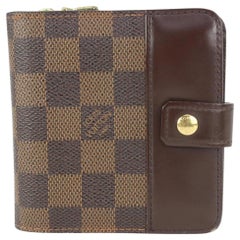 Louis Vuitton Damier Ebene Compact Wallet 54lvs723