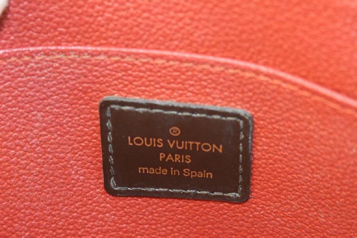 Gris Louis Vuitton - Pochette à cosmétiques Demi Ronde en damier ébène 104lv56 en vente
