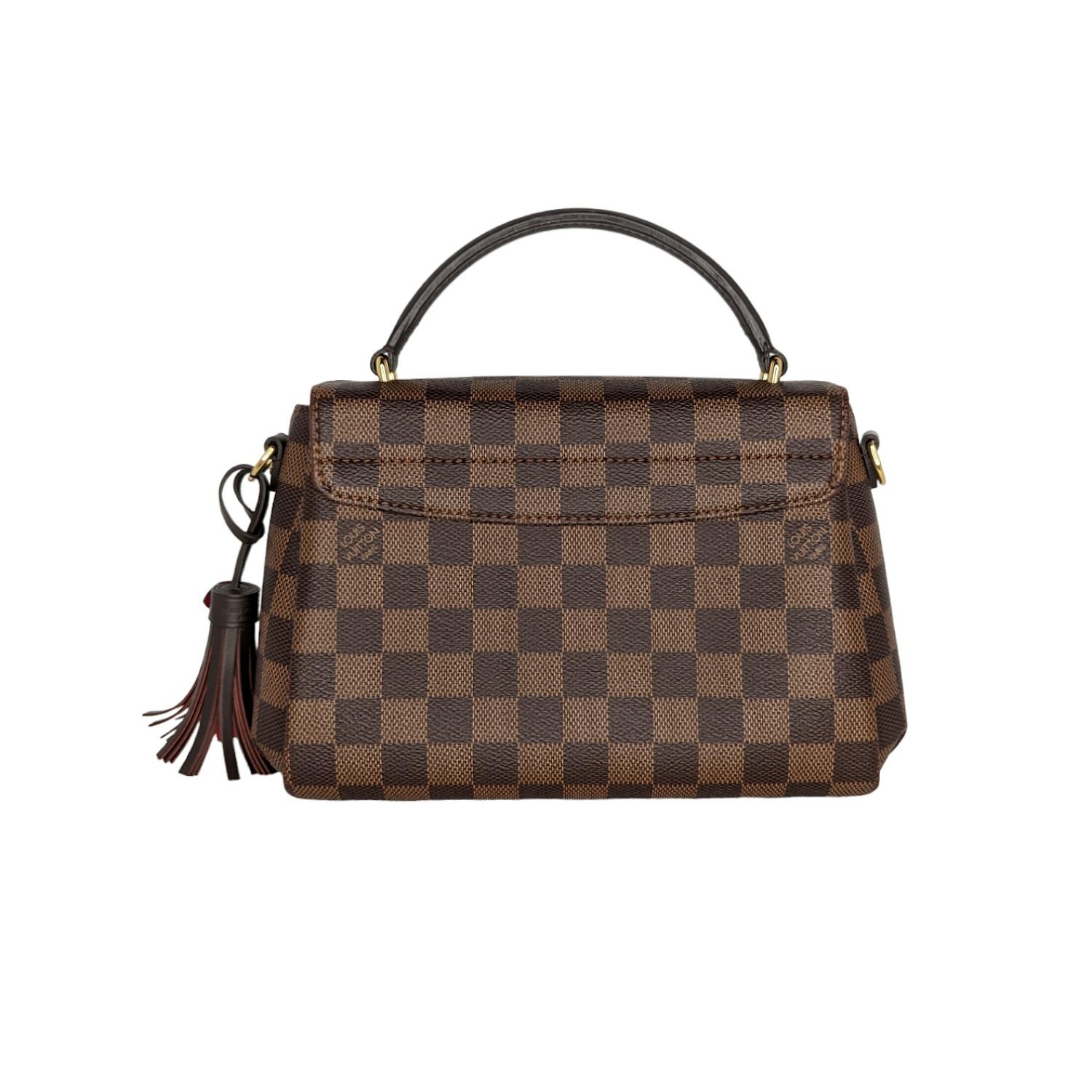 Louis Vuitton - Authenticated Croisette Handbag - Cloth Brown for Women, Very Good Condition