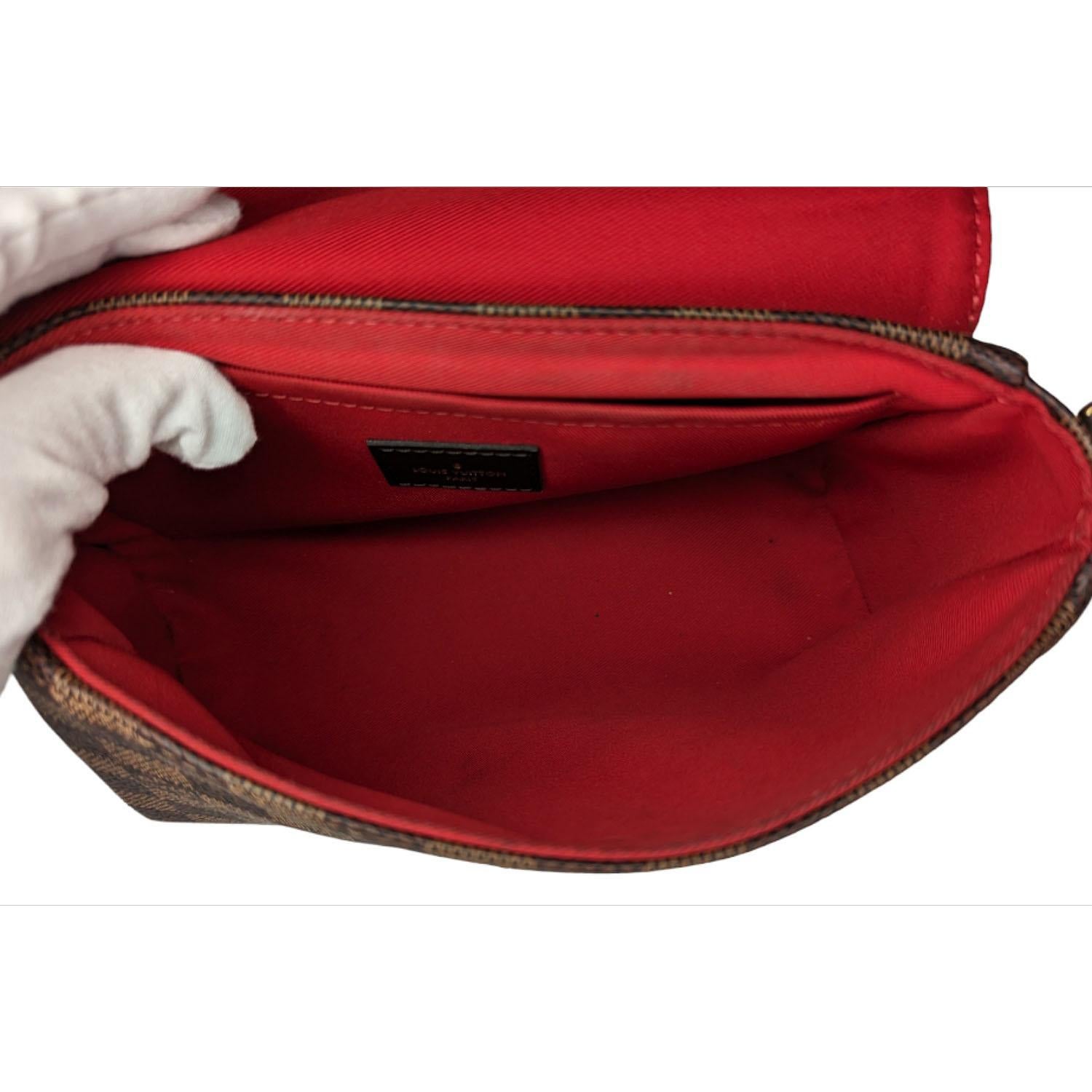 Louis Vuitton Damier Ebene Croisette Shoulder Bag 2