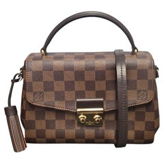 Louis Vuitton Damier Ebene Croisette Shoulder Bag