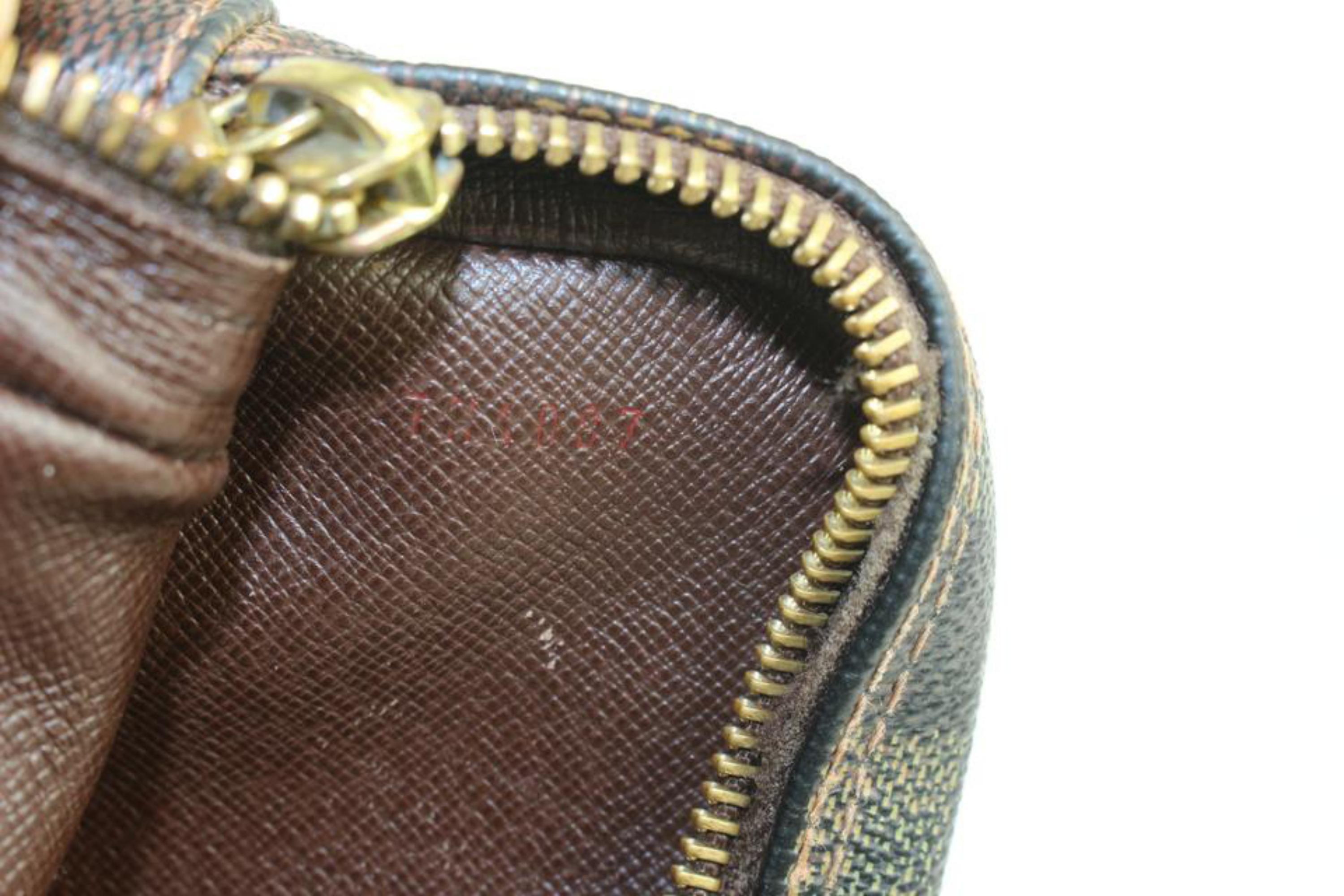 Louis Vuitton Damier Ebene Danube Crossbody Bag 4lv1018A 2