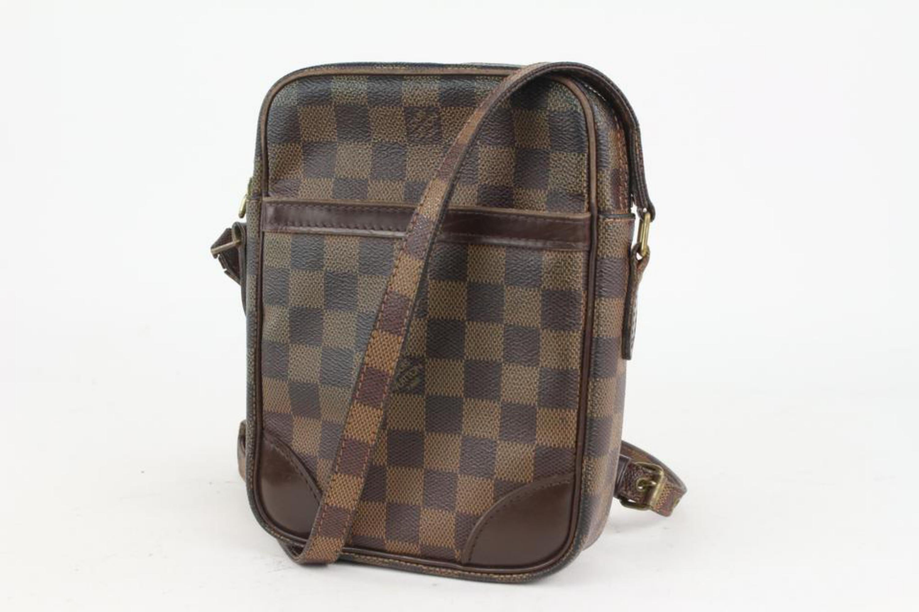 Louis Vuitton Damier Ebene Danube Crossbody Bag 4lv1018A 4