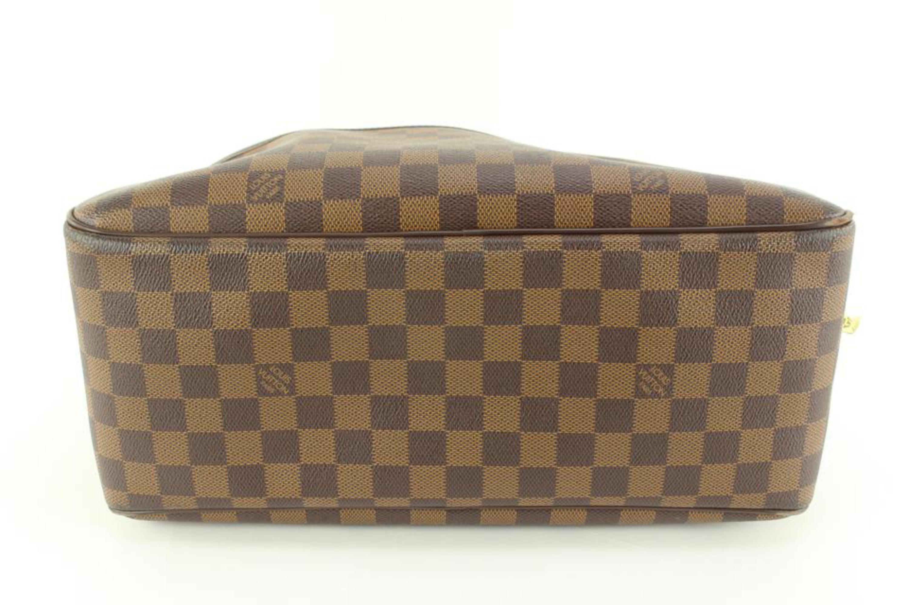 Louis Vuitton Damier Ebene Deauville Bowler Bag 24lk69s 1
