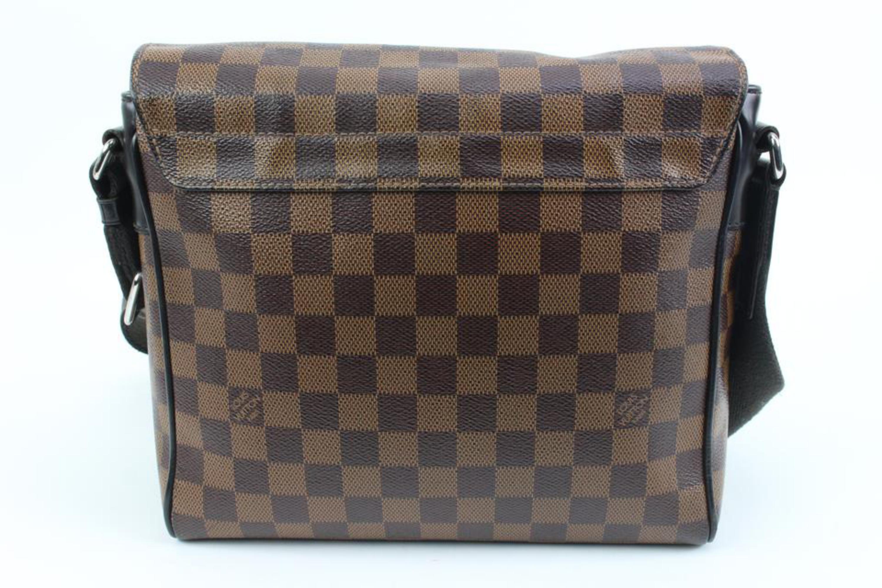 Louis Vuitton Damier Ebene District PM Messenger Bag 78lk322s In Good Condition In Dix hills, NY