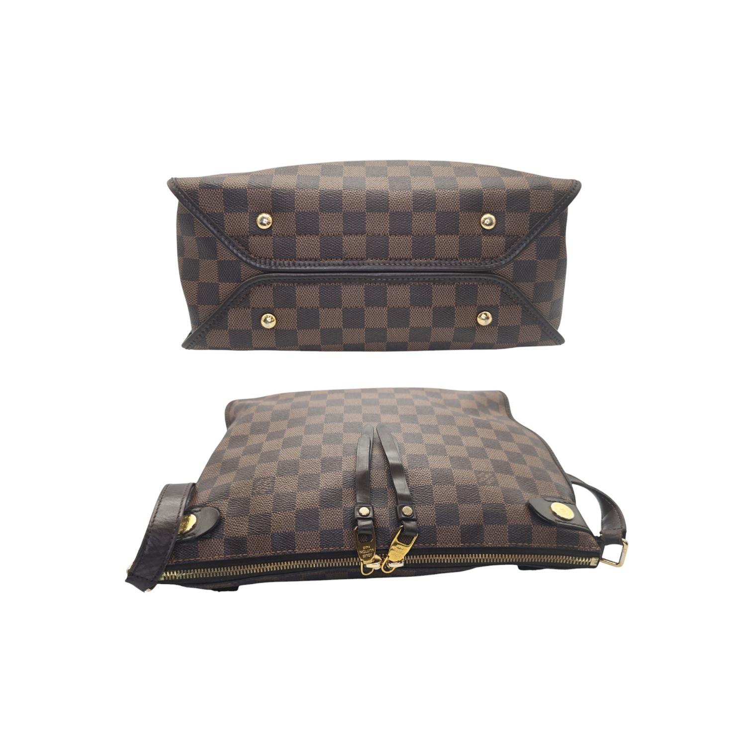 Women's or Men's Louis Vuitton Damier Ebene Duomo Messenger Bag For Sale