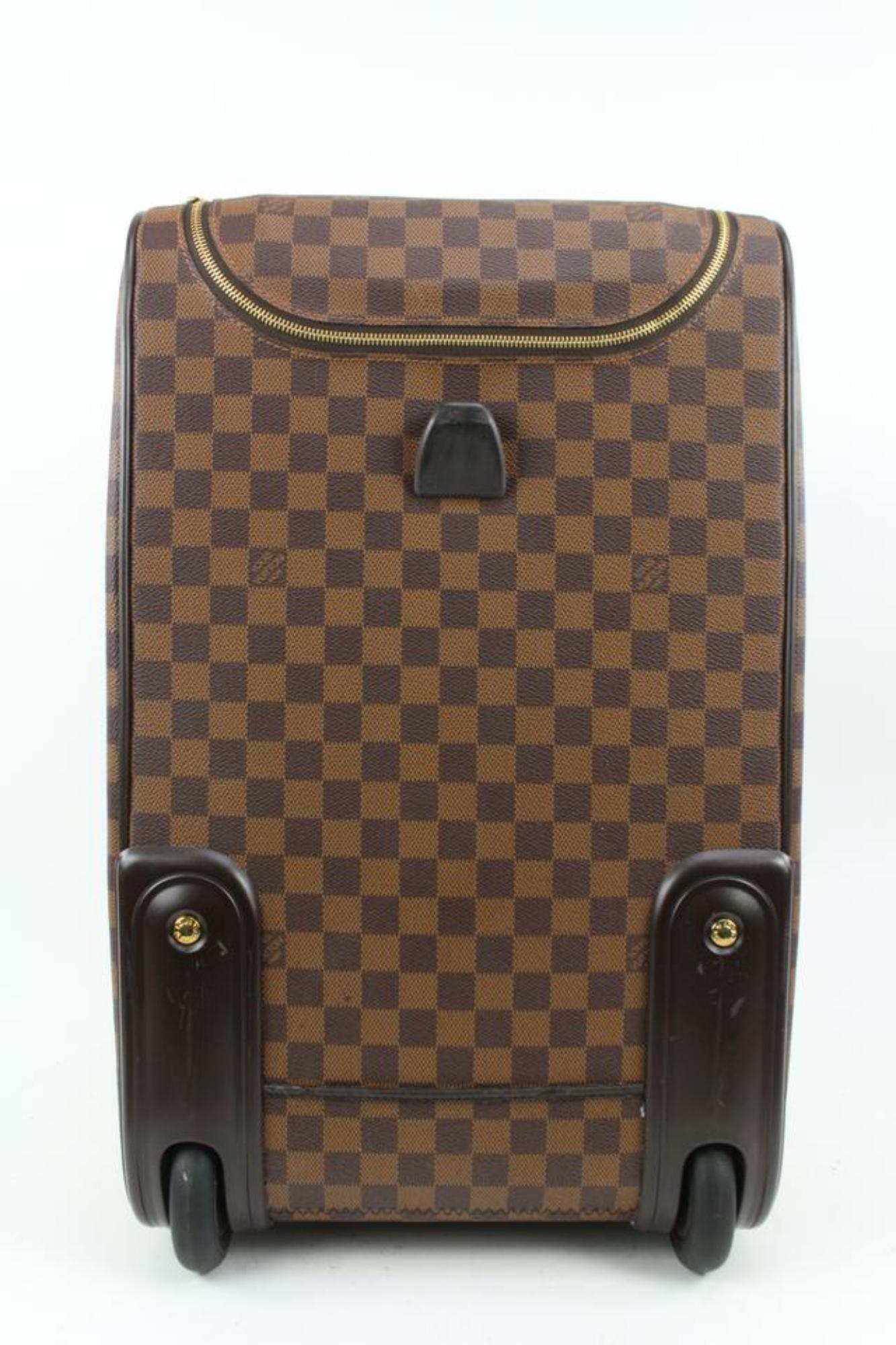 Louis Vuitton Damier Ebene Eole 50 Rolling Luggage Convertible Duffle 2lv215s 3