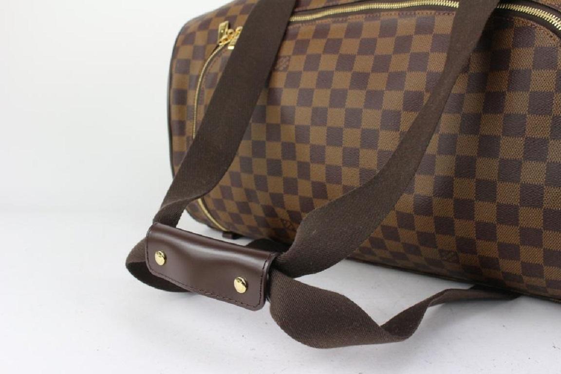 Black Louis Vuitton Damier Ebene Eole 55 Rolling Luggage Duffle Bag817lv44
