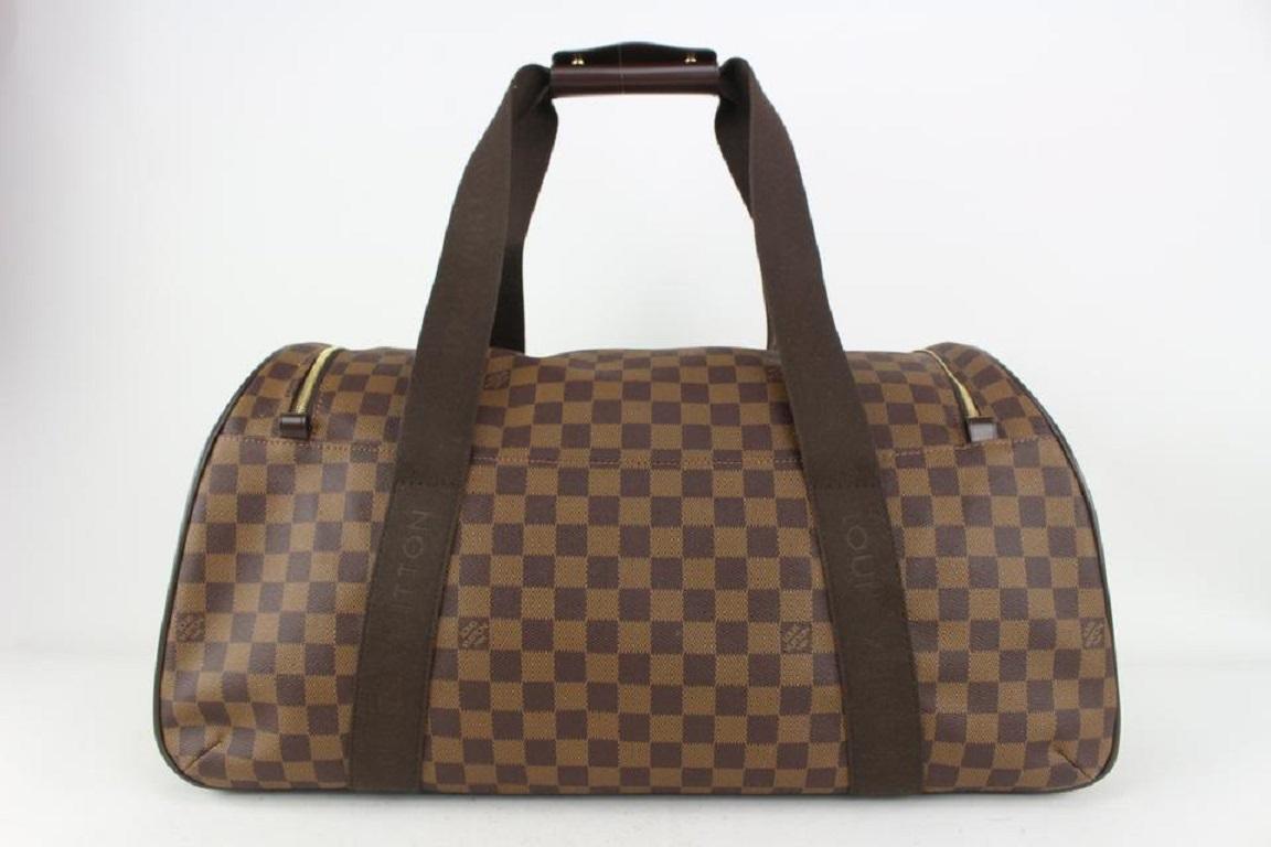 Louis Vuitton Damier Ebene Eole 55 Rolling Luggage Duffle Bag817lv44 In New Condition In Dix hills, NY