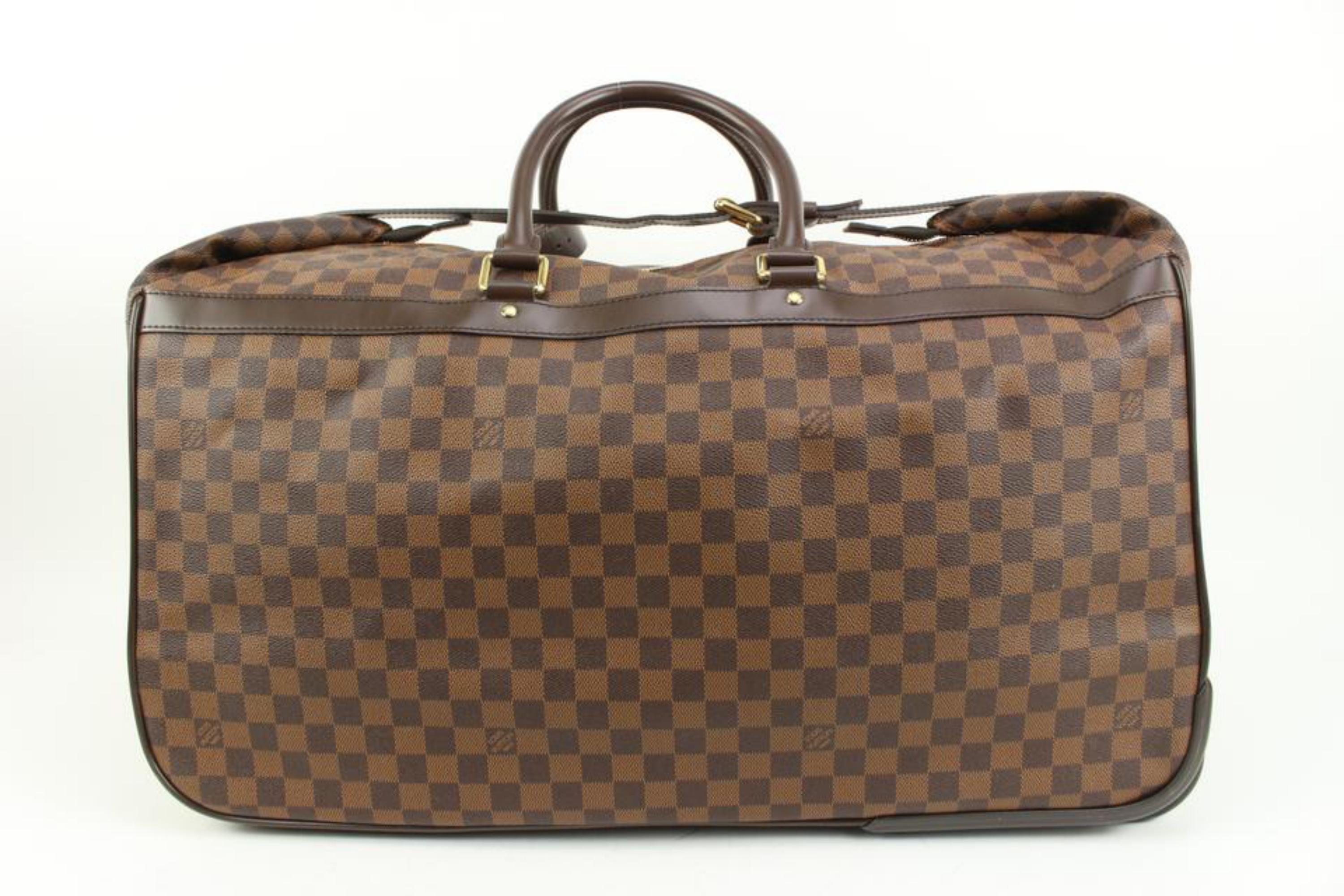 Louis Vuitton  Damier Ebene Eole 60 Convertible Rolling Luggage 23lk321s For Sale 3