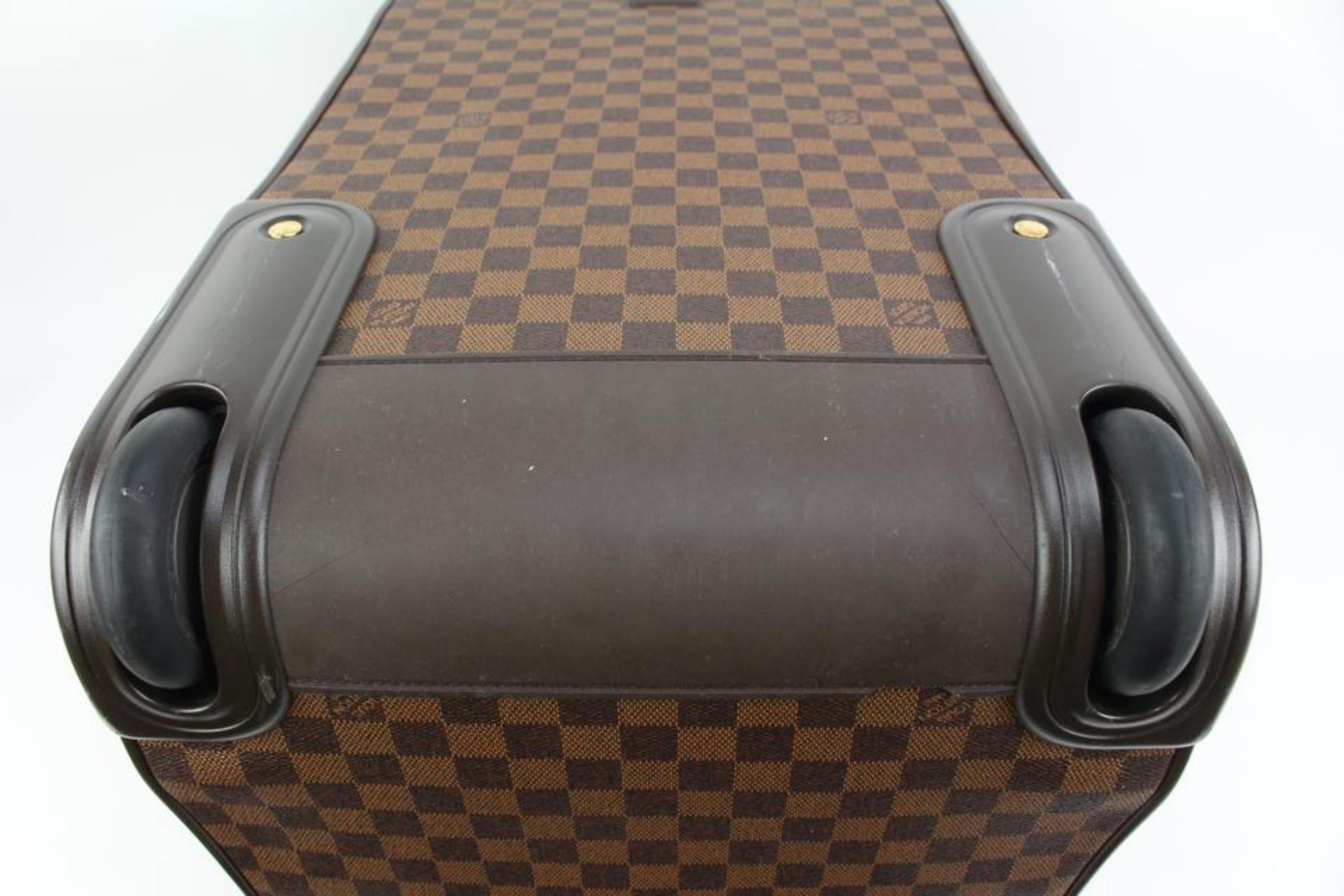 Louis Vuitton  Damier Ebene Eole 60 Convertible Rolling Luggage 23lk321s For Sale 5