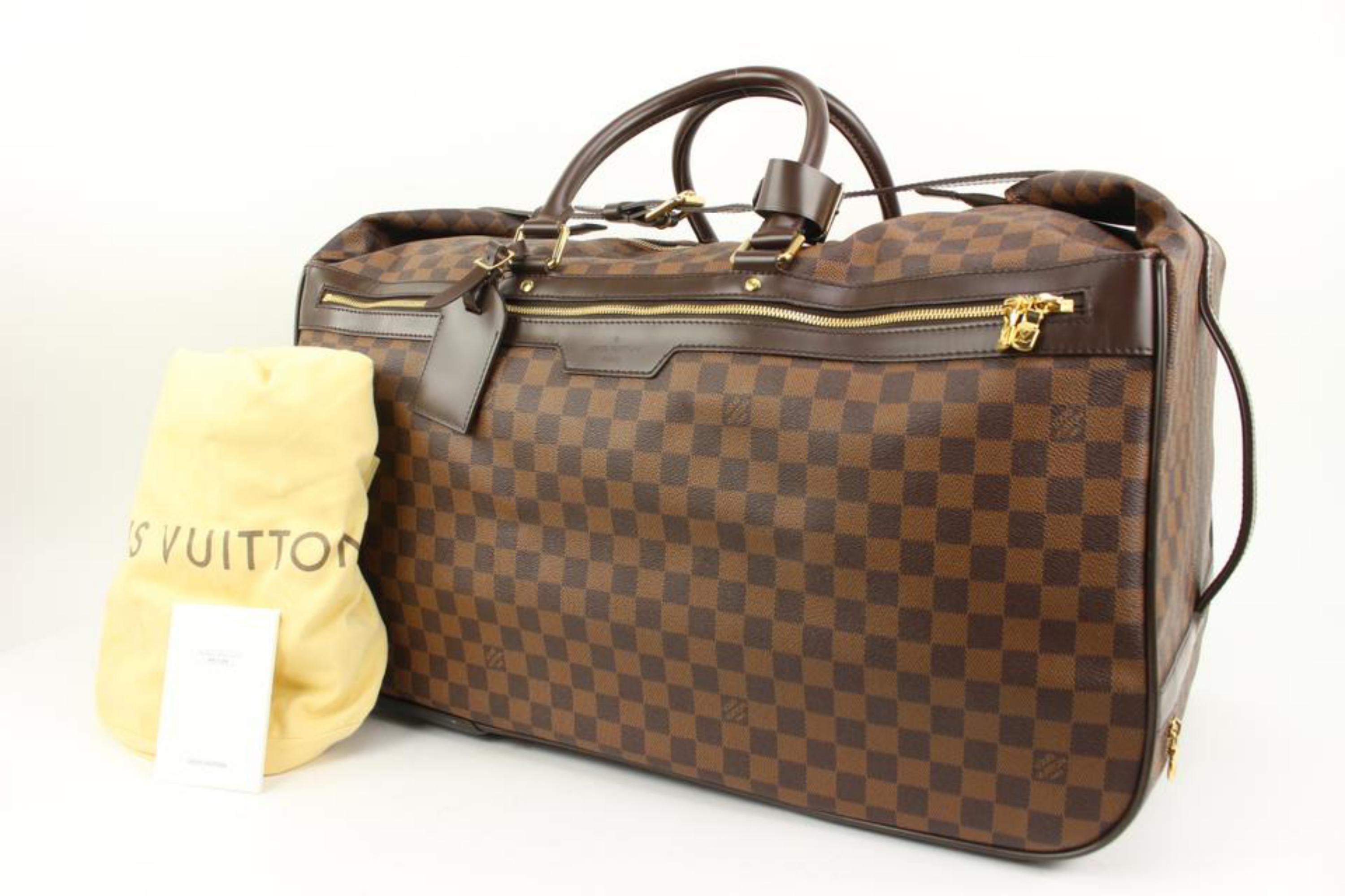 Louis Vuitton  Damier Ebene Eole 60 Convertible Rolling Luggage 23lk321s
Date Code/Serial Number: BA2009
Made In: France
Measurements: Length:  23