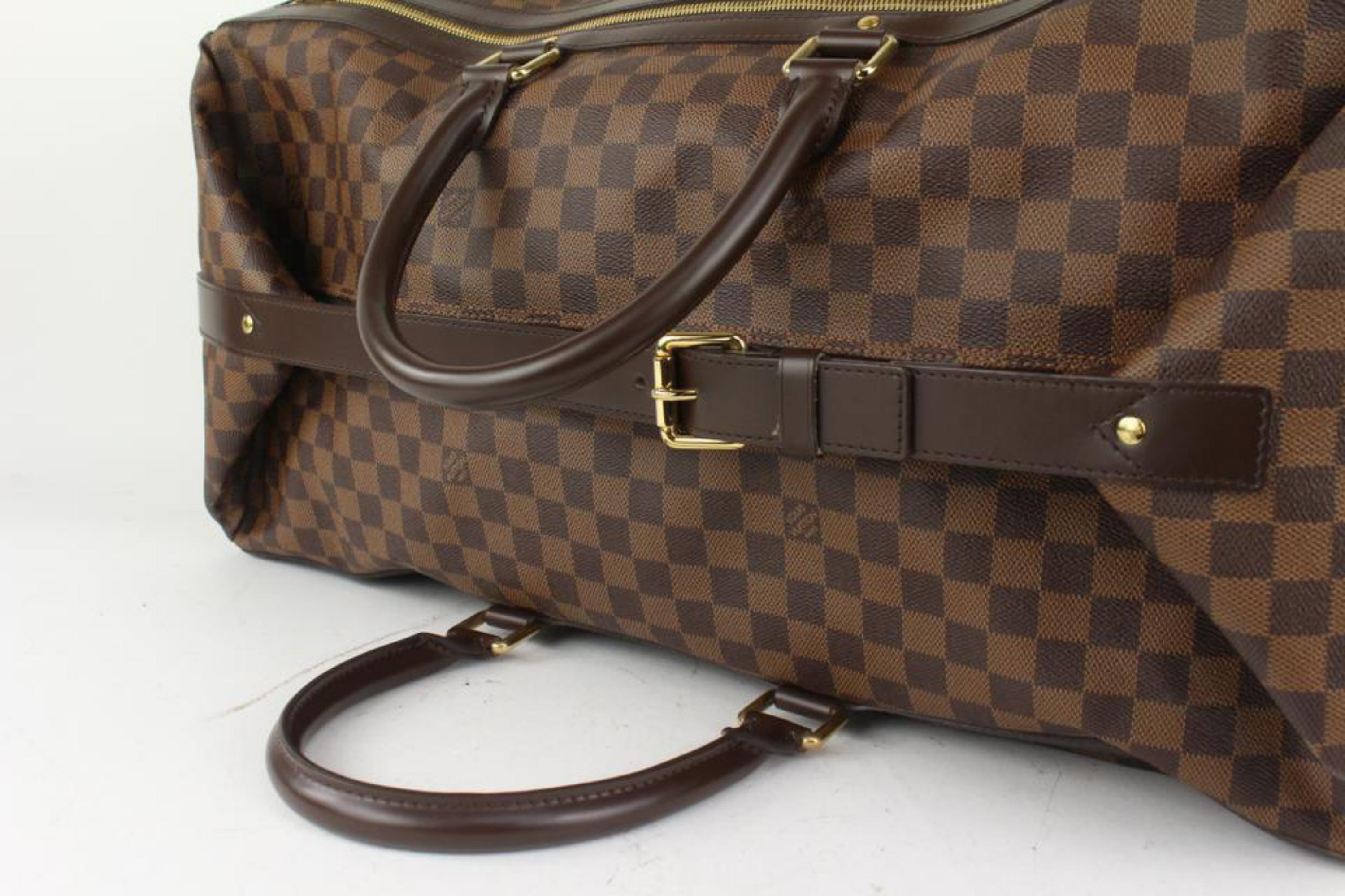 Louis Vuitton Damier Ebene Eole 60 Rolling Luggage Trolley Suitcase Duffle 1020l 4
