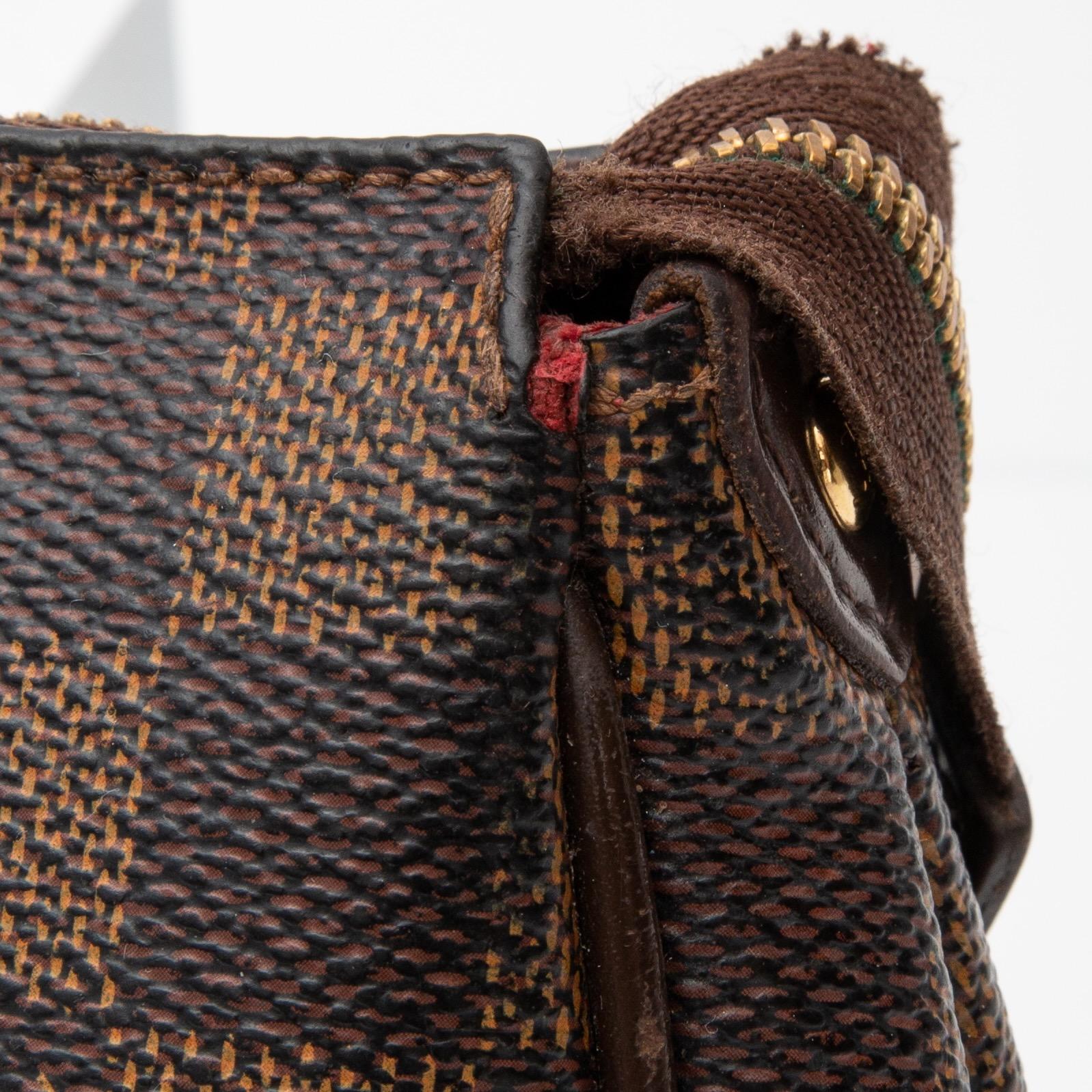 Louis Vuitton Damier Ebene Eva (2014) Pouch Or Crossbody Bag 5