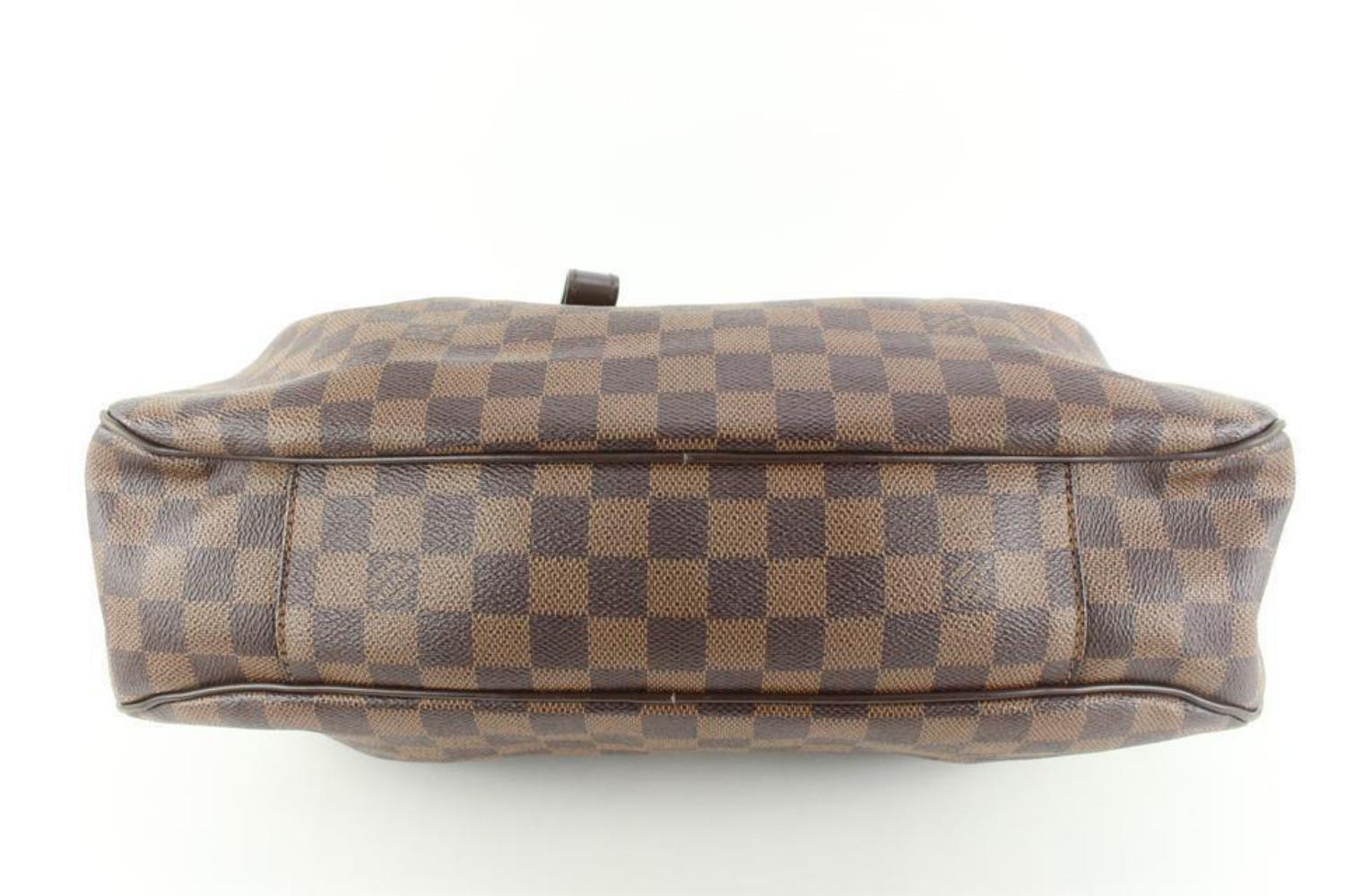 Brown Louis Vuitton Damier Ebene Evora GM 2way Hobo Bag 18LK118 For Sale