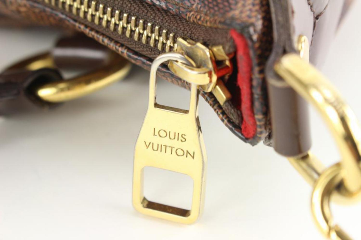 Women's Louis Vuitton Damier Ebene Evora GM 2way Hobo Bag 18LK118 For Sale