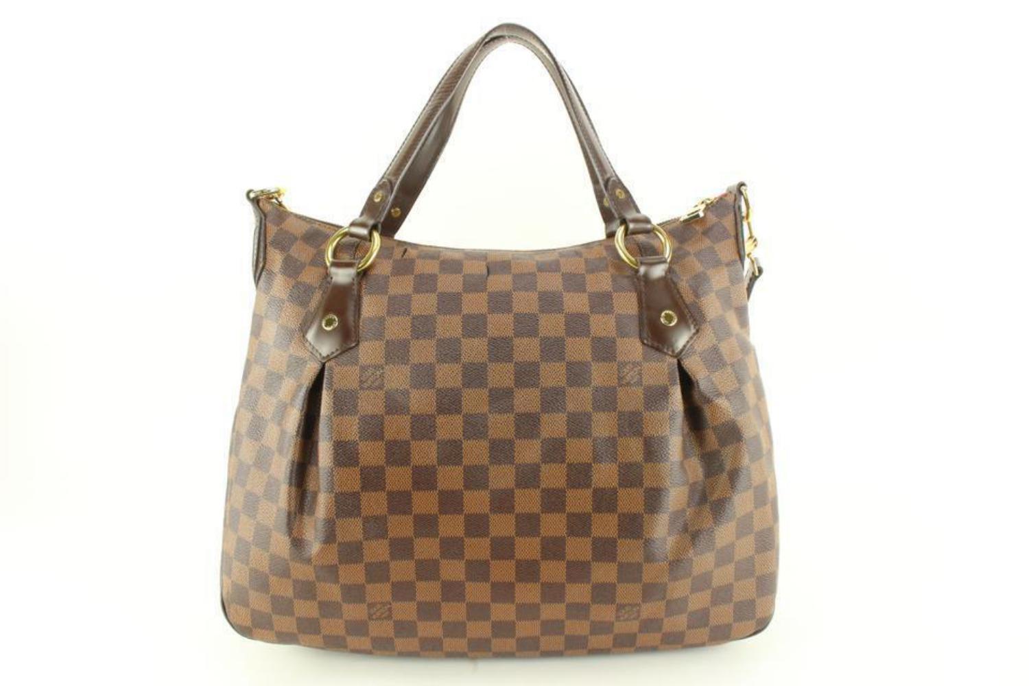 Bolso Hobo Louis Vuitton Damier Ebene Evora GM 2 vías 18LK118 en venta 2