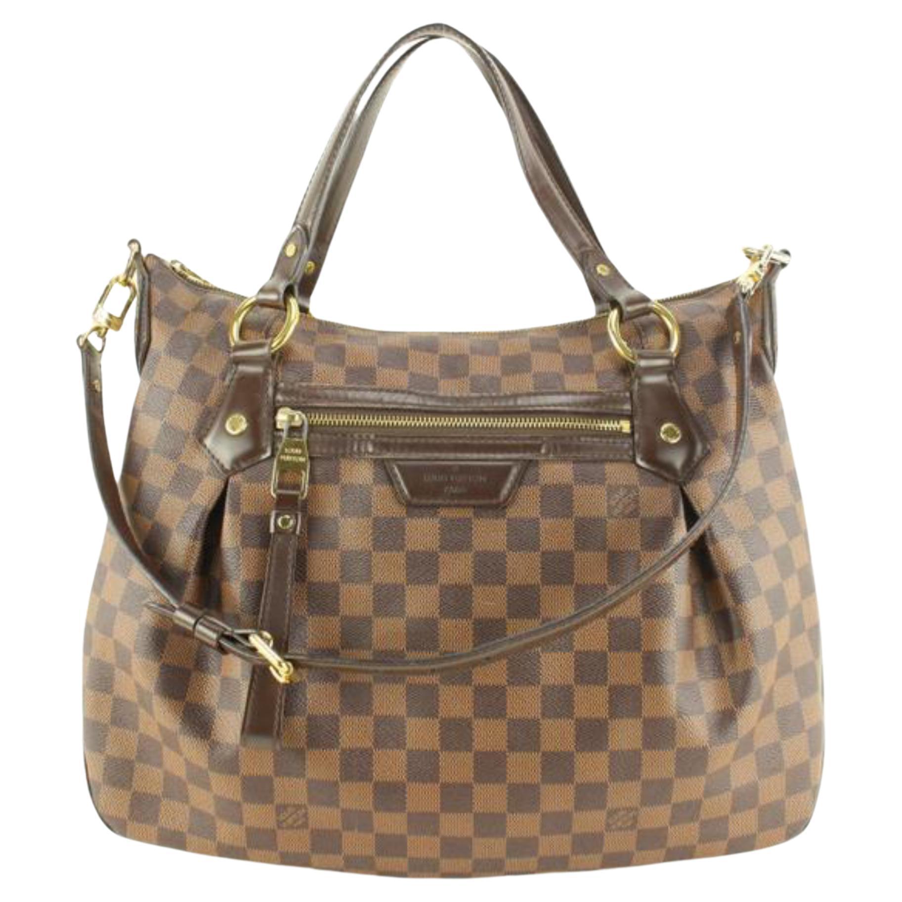 Louis Vuitton Damier Ebene Evora GM 2way Hobo Bag 64lk614s For Sale