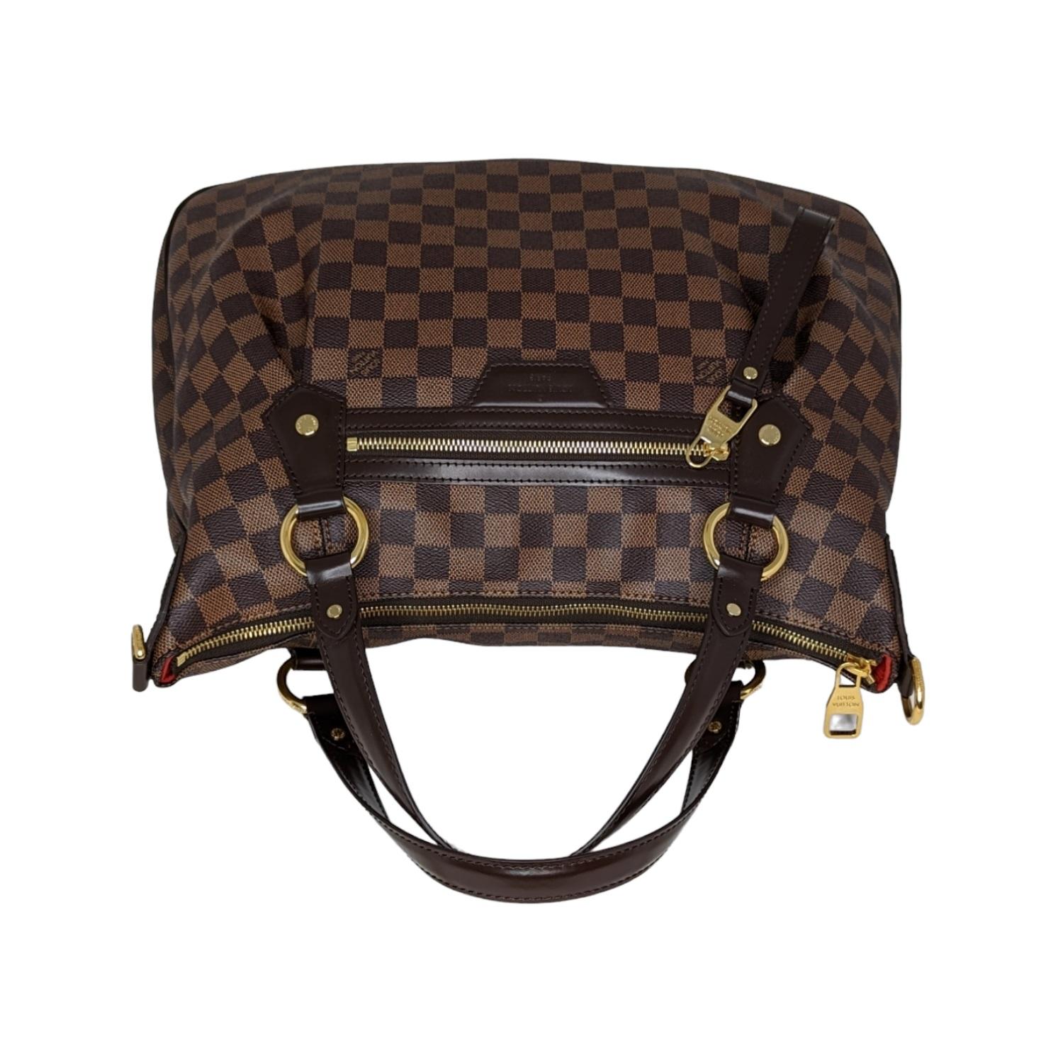 Women's or Men's Louis Vuitton Damier Ebene Evora Satchel